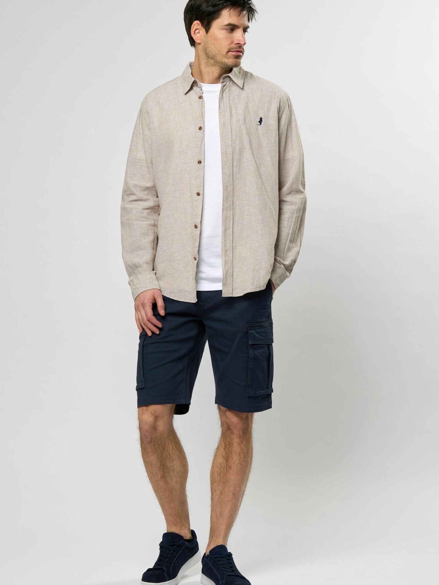 MCS Leinenhemd »MCS linen shirt Pasadena«