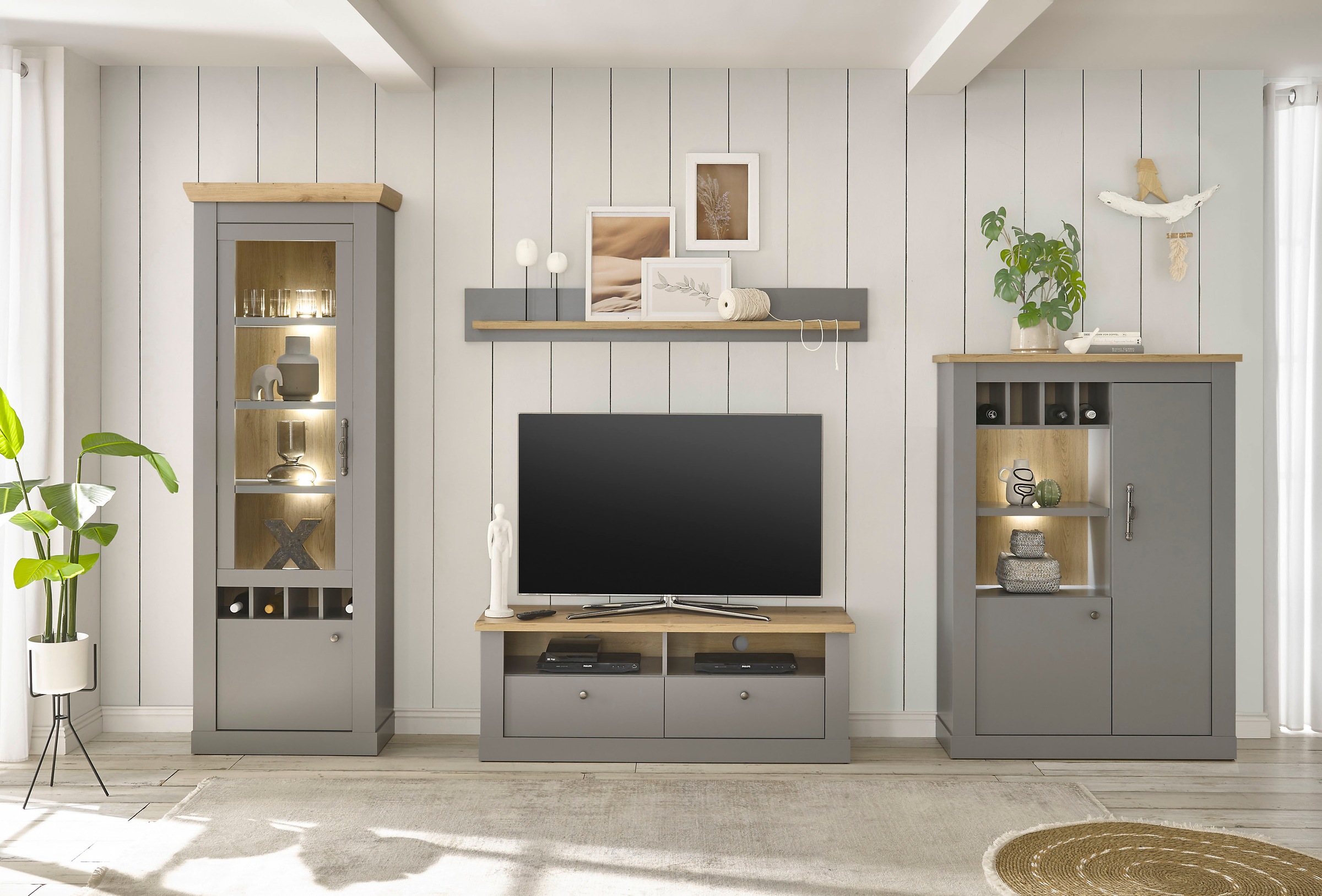 Home affaire Wohnwand »Chambord« 4 Stk. tlg. günstig online kaufen