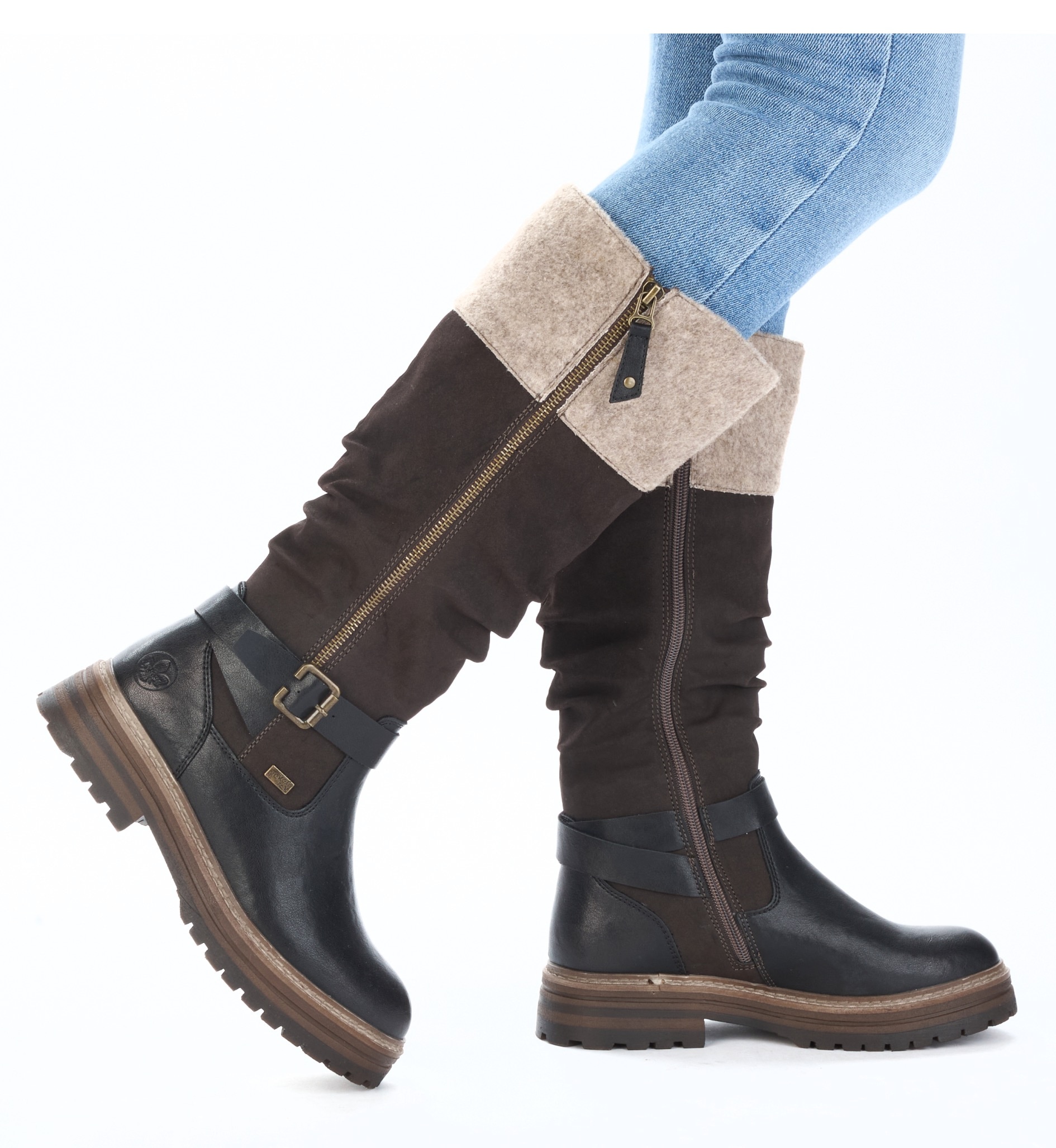 Rieker Winterstiefel  Langschaftstiefel mit wasserabweisender riekerTEX-Membran