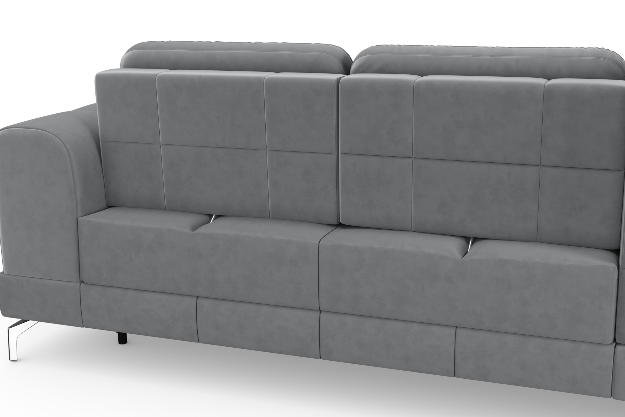 sit&more Ecksofa »Bendigo L-Form«, inklusive Sitztiefenverstellung, Bodenfreiheit 12 cm, in 2 Fußfarben