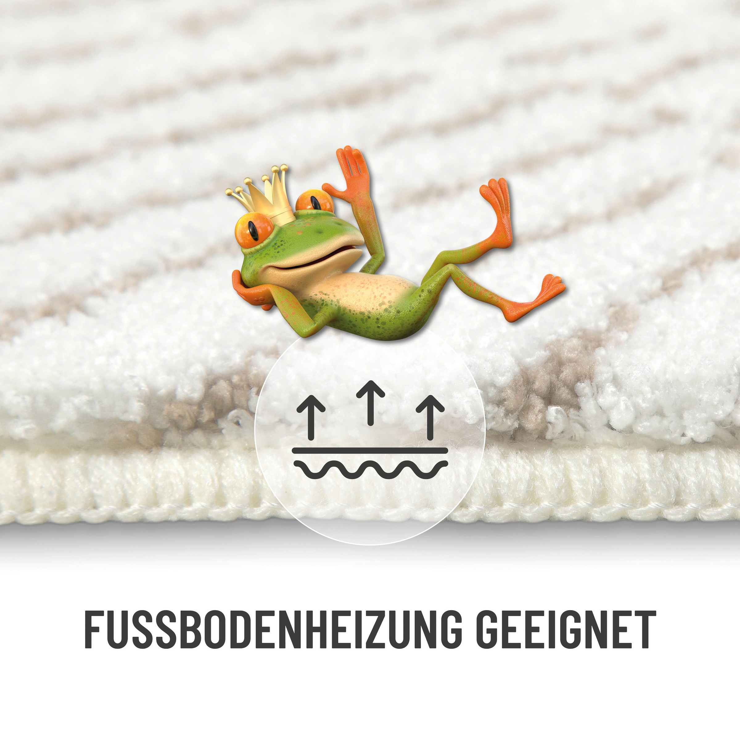 Wecon home Basics Badematte »Jasbeer«, waschbar, rutschfest, strapazierfähig, pflegeleicht mit Linien Design