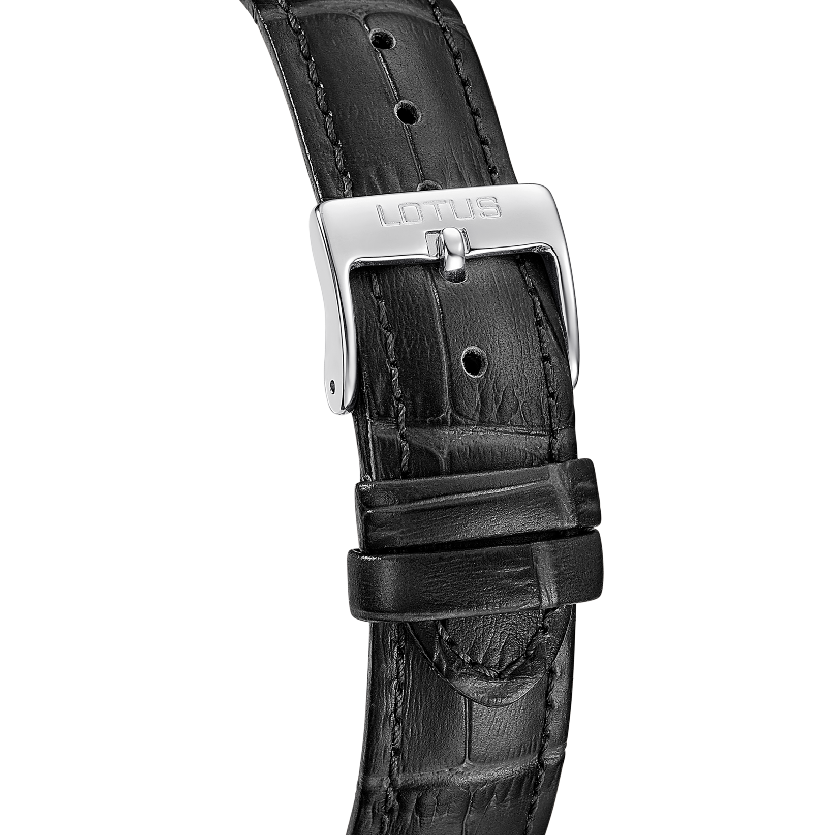 Lotus Quarzuhr »Square Series« Armbanduhr, Herrenuhr, Lederarmband, analog, Tag