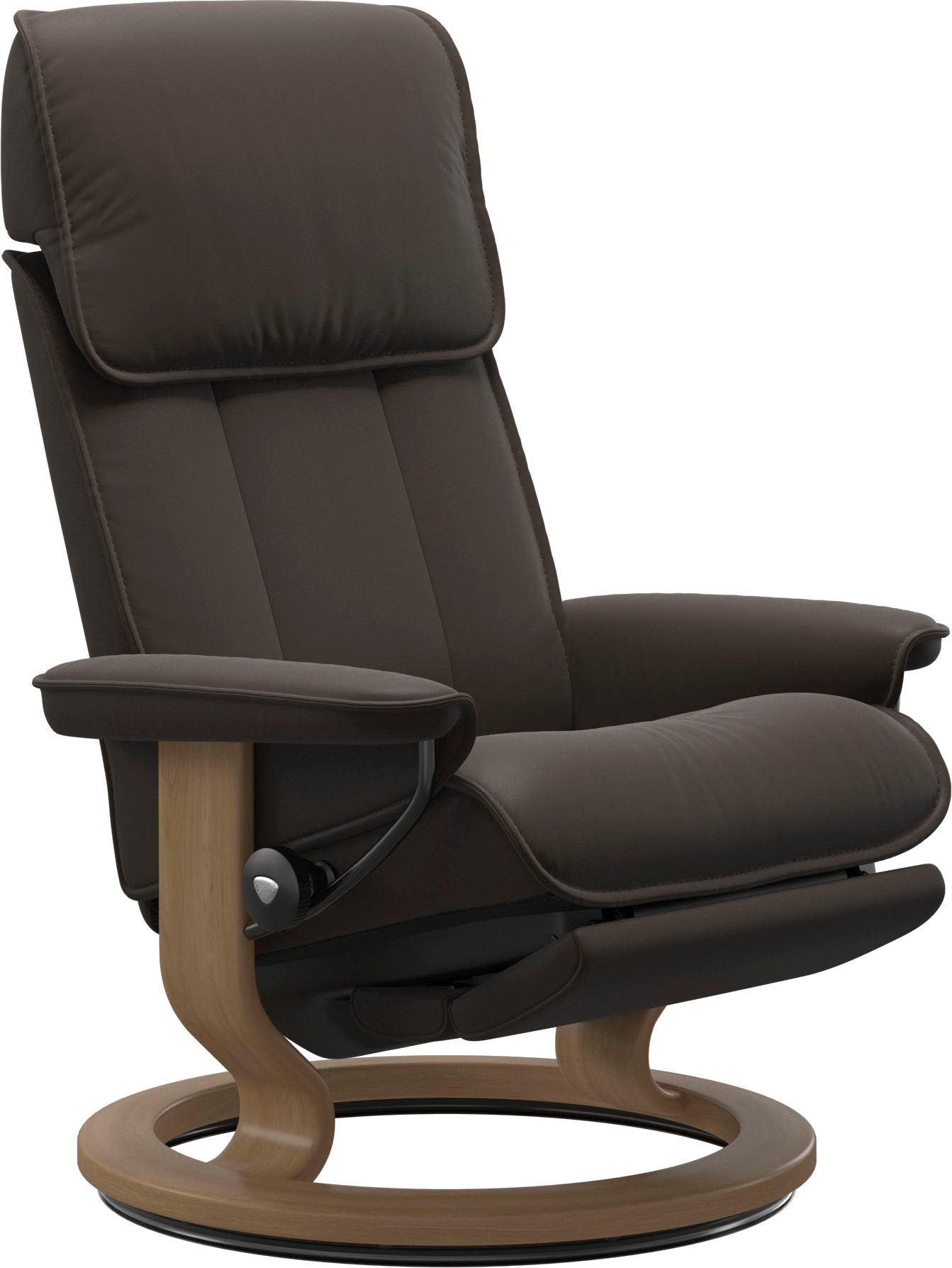 Stressless® Relaxsessel »Admiral«, verstellbar, optional 2-motorisch, Größe M & L, Gestell Eiche
