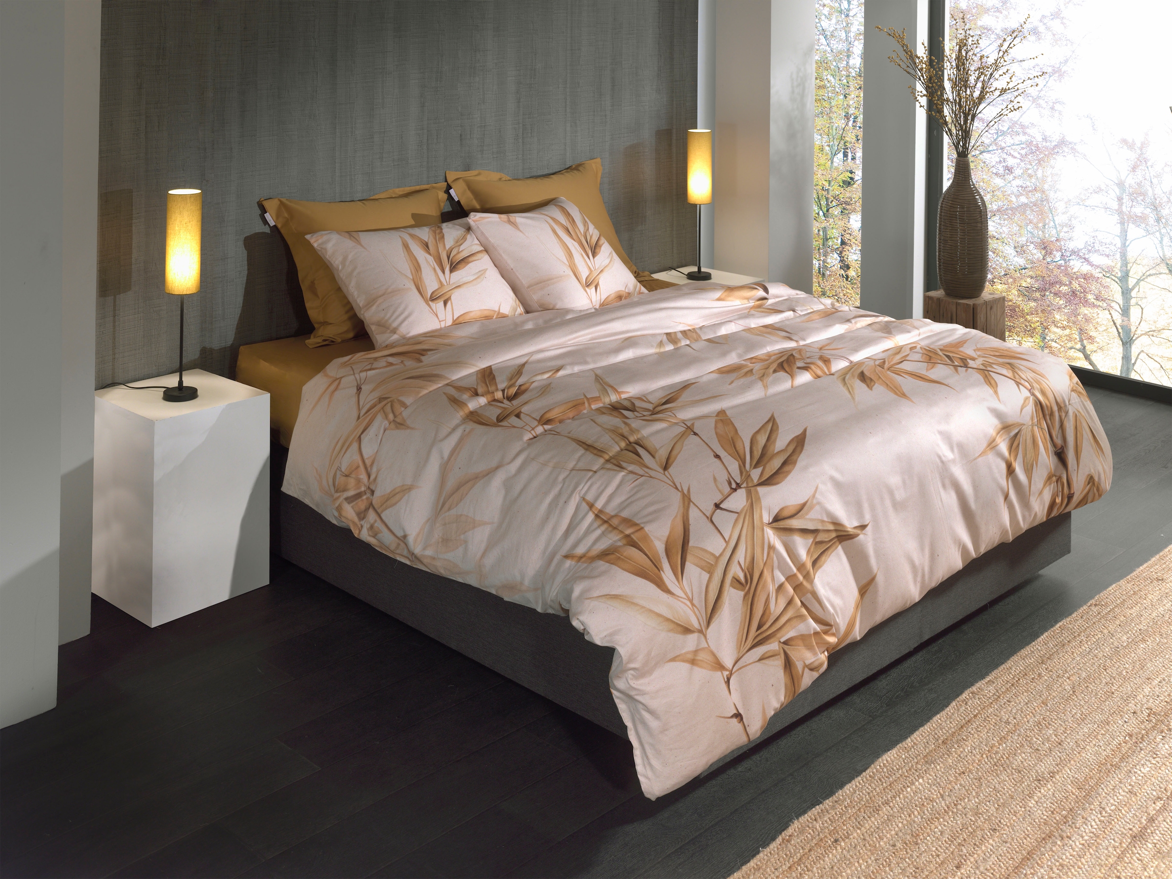 Heckett & Lane Bettwäsche »Akio« 2 Stk. tlg. 100% Baumwolle, Bettwäsche ab 135x200 cm.