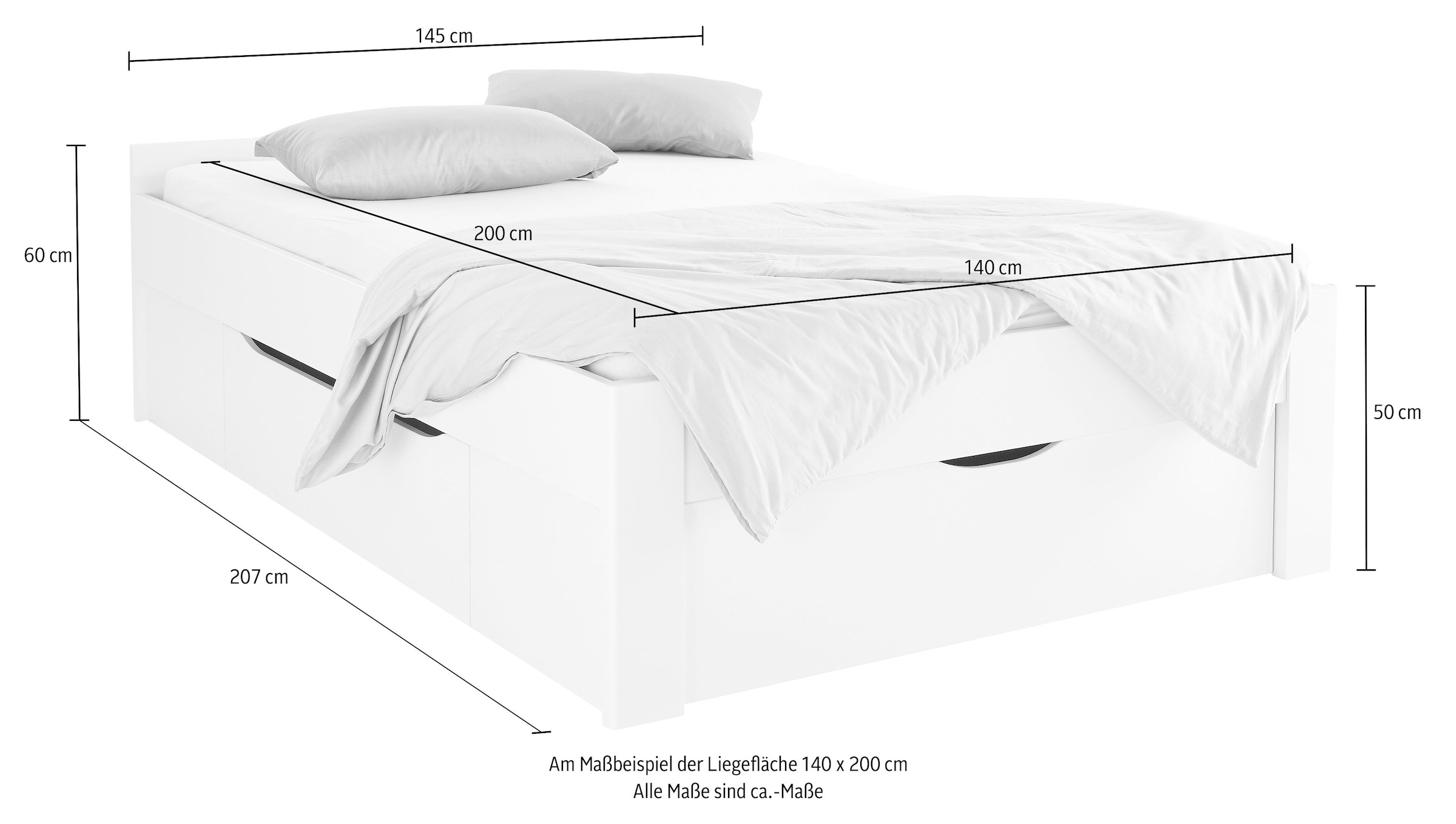 7. Bild von rauch Bett »Scala«, mit Schubkästen in 3 Varianten