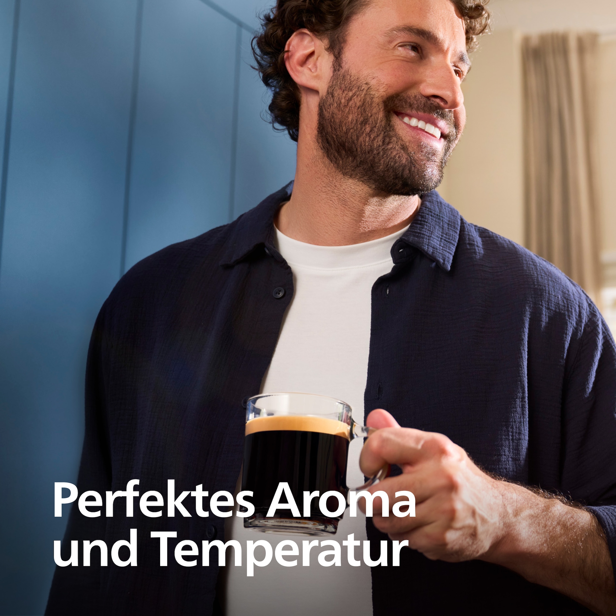 Philips Kaffeevollautomat »EP5447/90 5400 Series, 12 Kaffeespezialitäten« LatteGo Milchsystem und 4 Benutzerprofilen