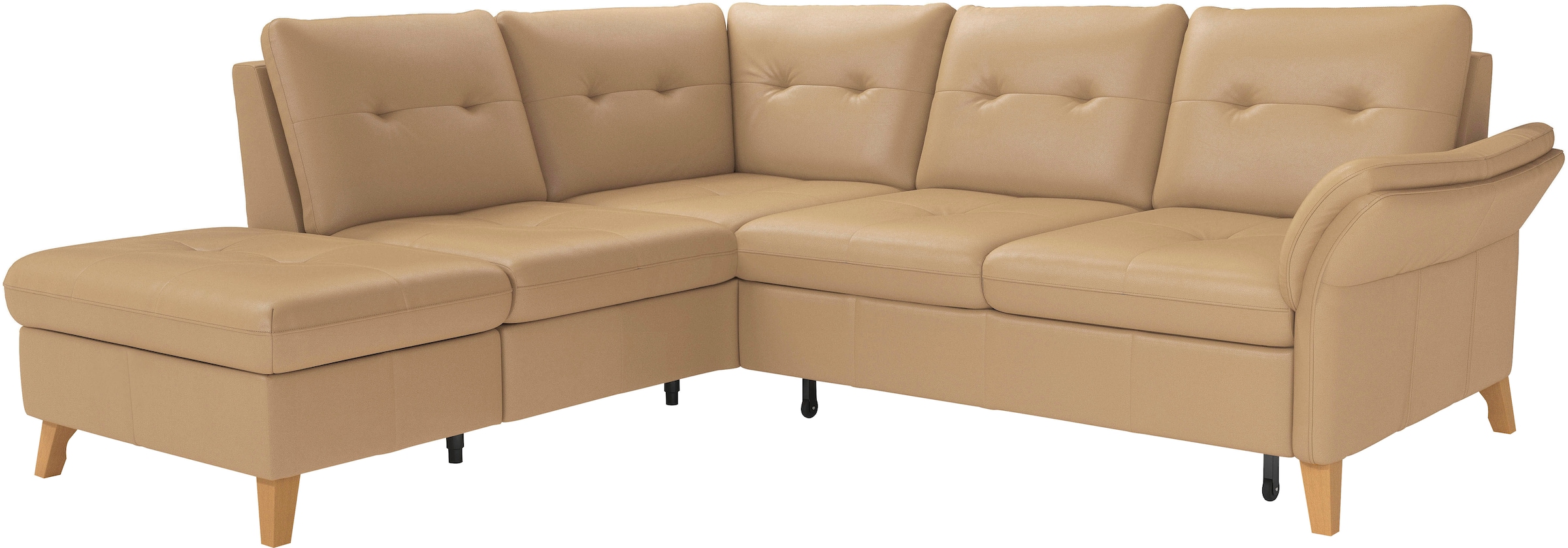 sit&more Ecksofa »Göteborg«, inkl. Sitztiefenverstellung, wahlweise mit Bettfunktion & Bettkasten