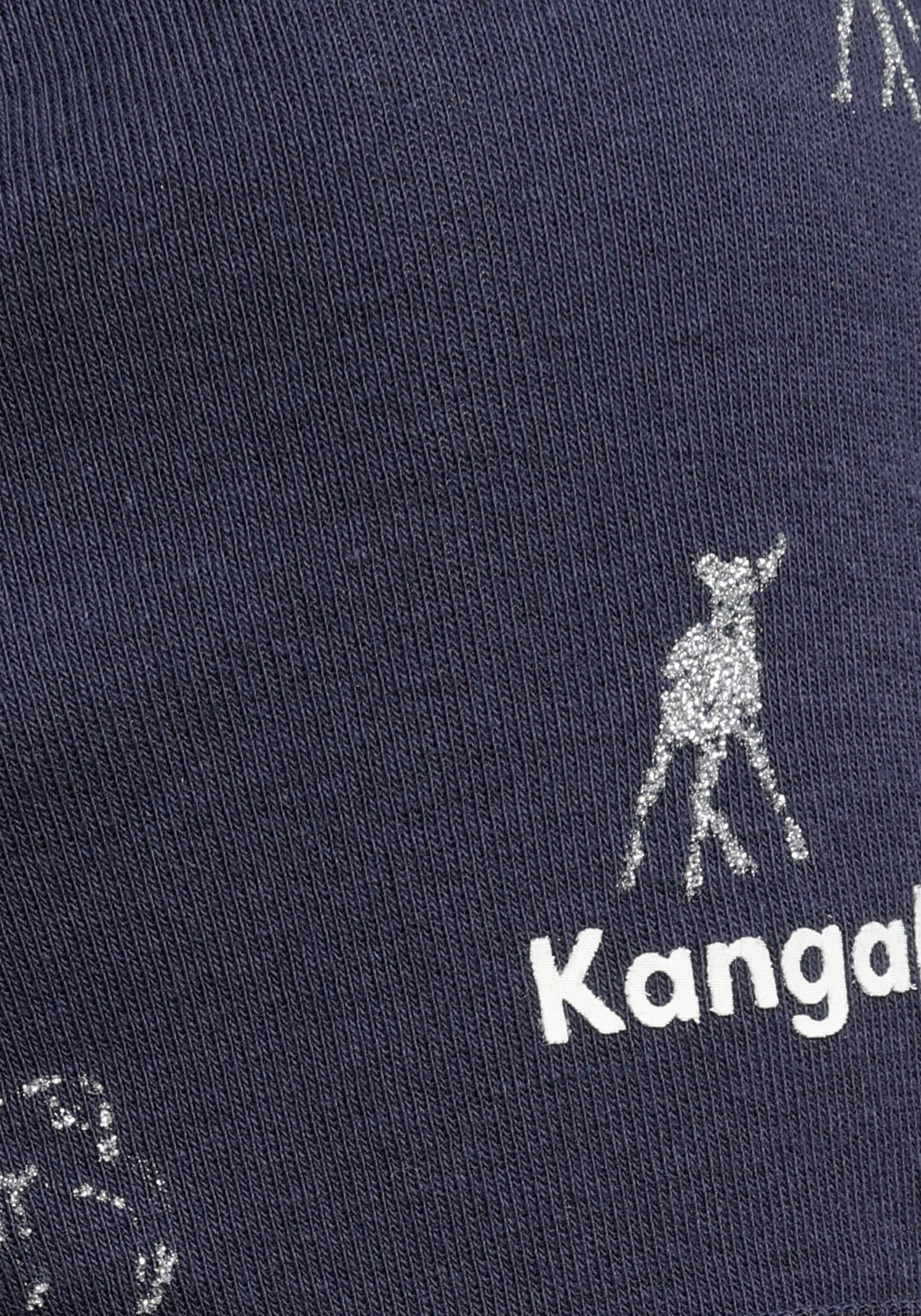 KangaROOS T-Shirt kurzärmelig,  sehr figurbetont und hüftbedeckend