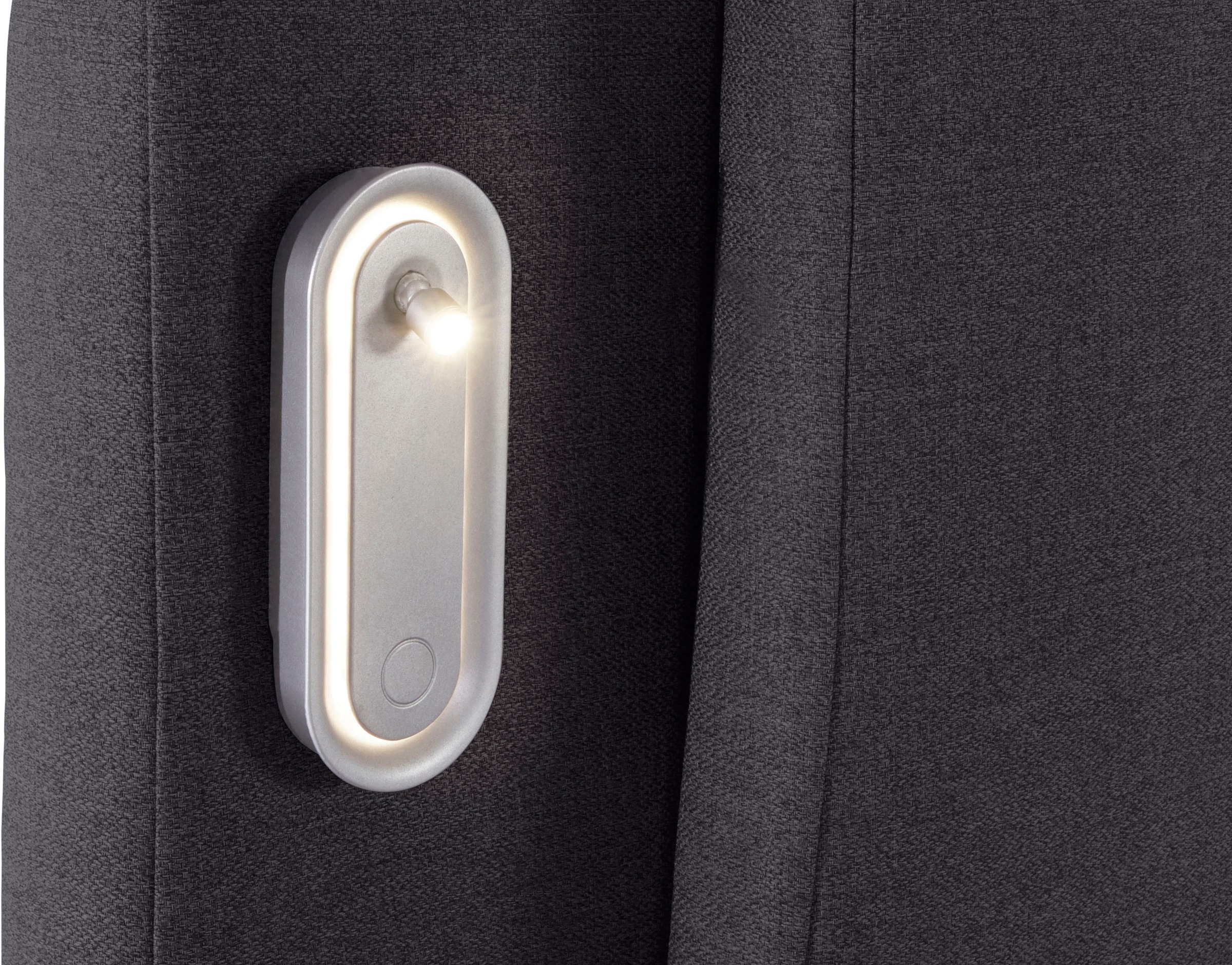 COLLECTION AB Boxspringbett »Borna«, inklusive Bettkasten, LED-Beleuchtung und Topper