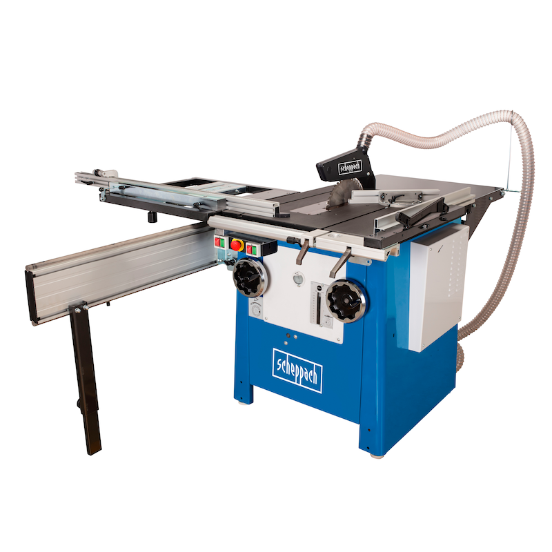 SCHEPPACH Tischkreissäge »»Precisa 6«« blau Schnitthöhe bei 90° max. 107 mm, bei 45° max. 77 mm