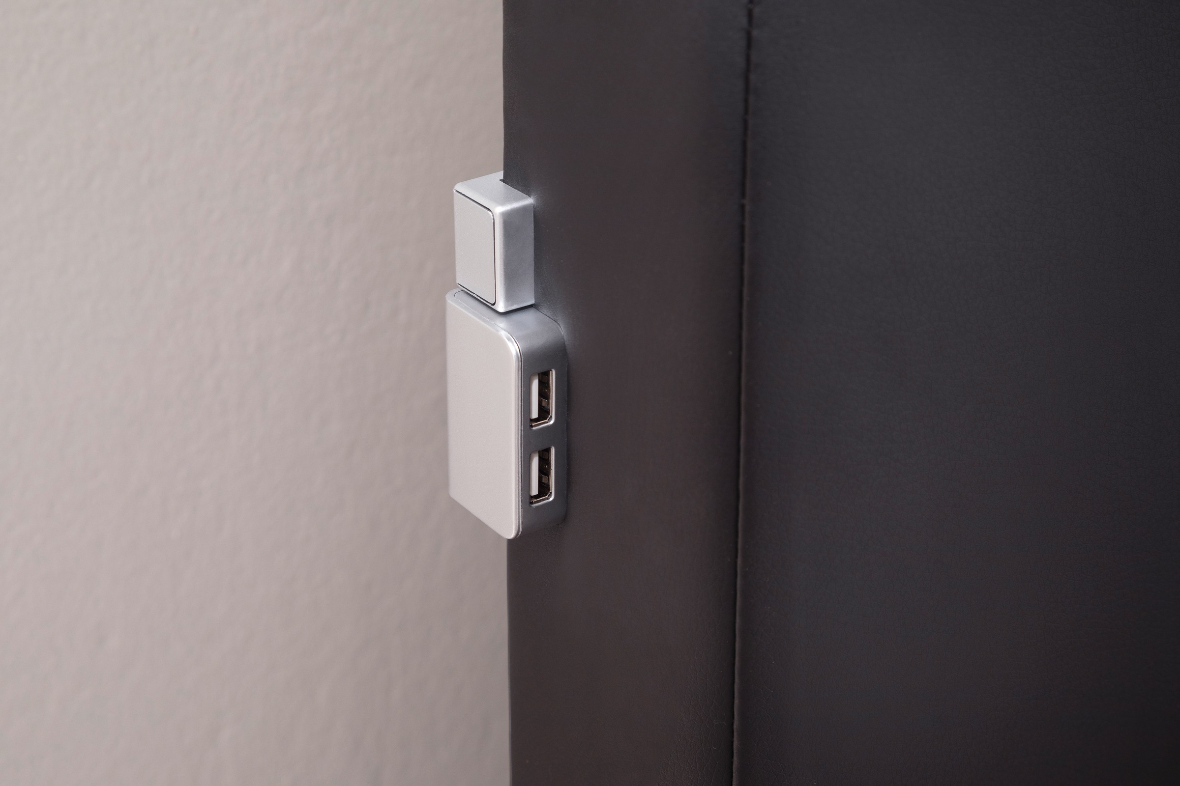 meise.möbel Boxspringbett »Las Vegas«, Füße und Kopfteil mit LED-Beleuchtung, mit Bettkasten und Topper