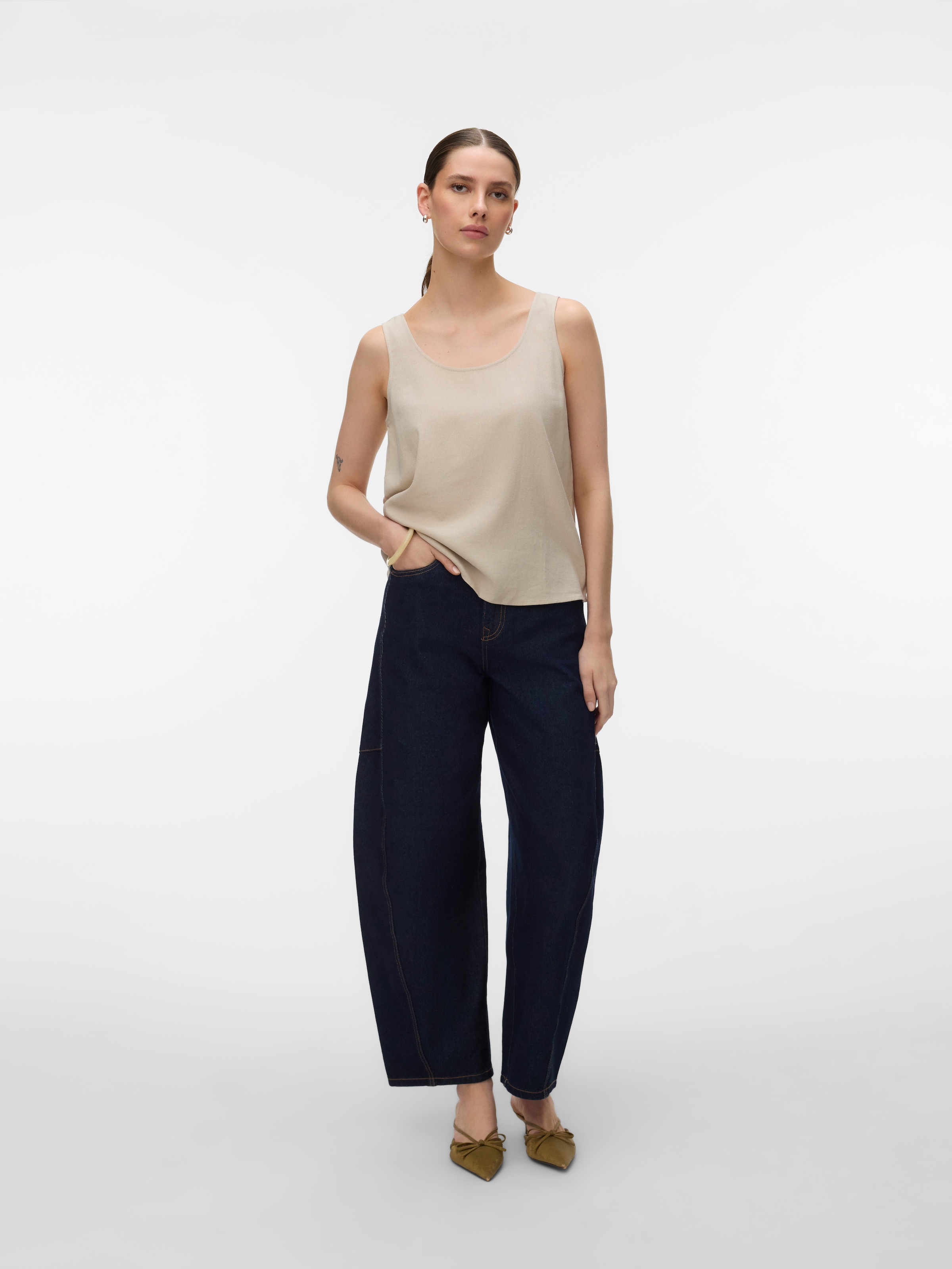 Vero Moda Blusenshirt »VMMYMILO S/L TOP WVN GA«