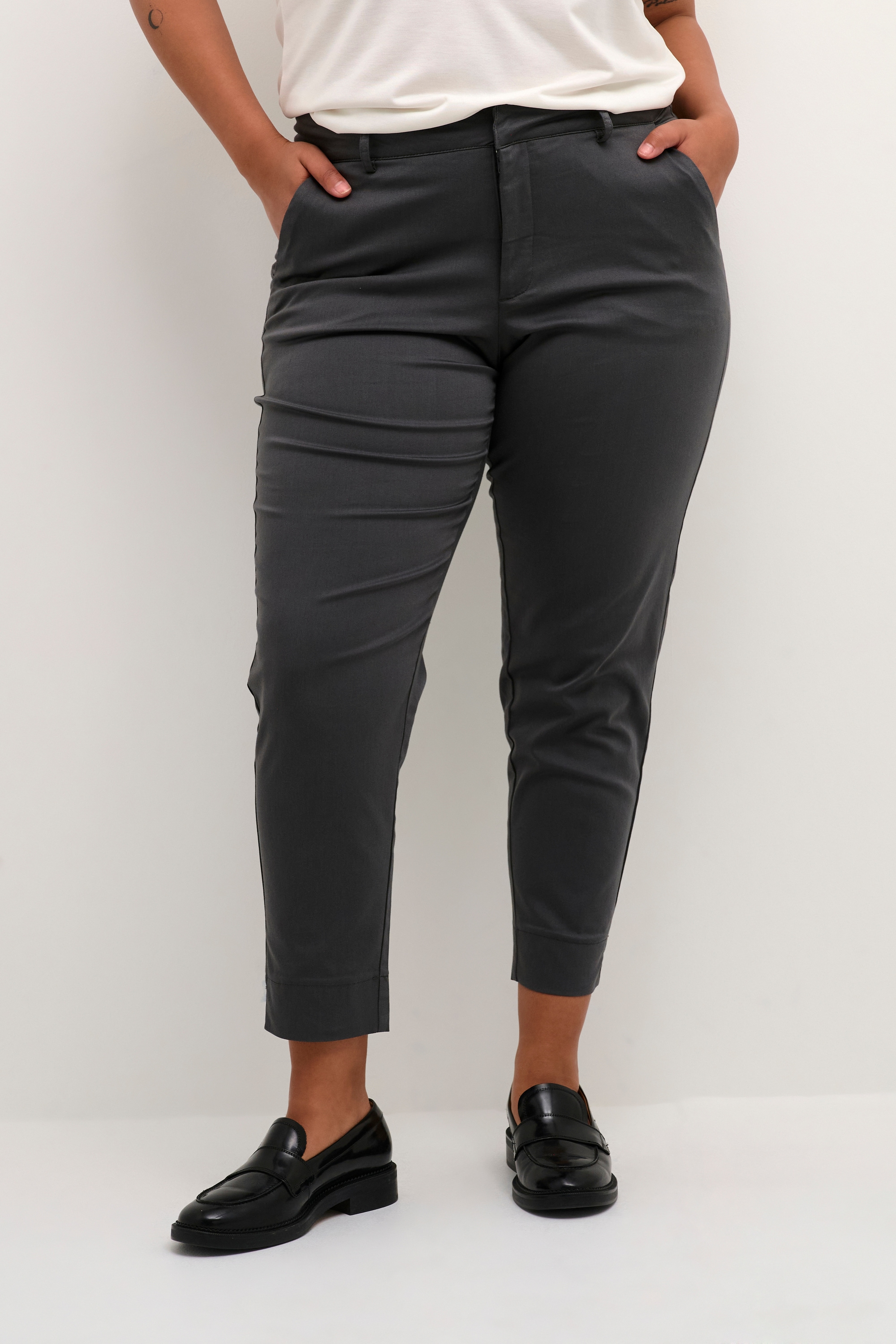 KAFFE Curve Stoffhose »Damen Casual Hose KCleana«