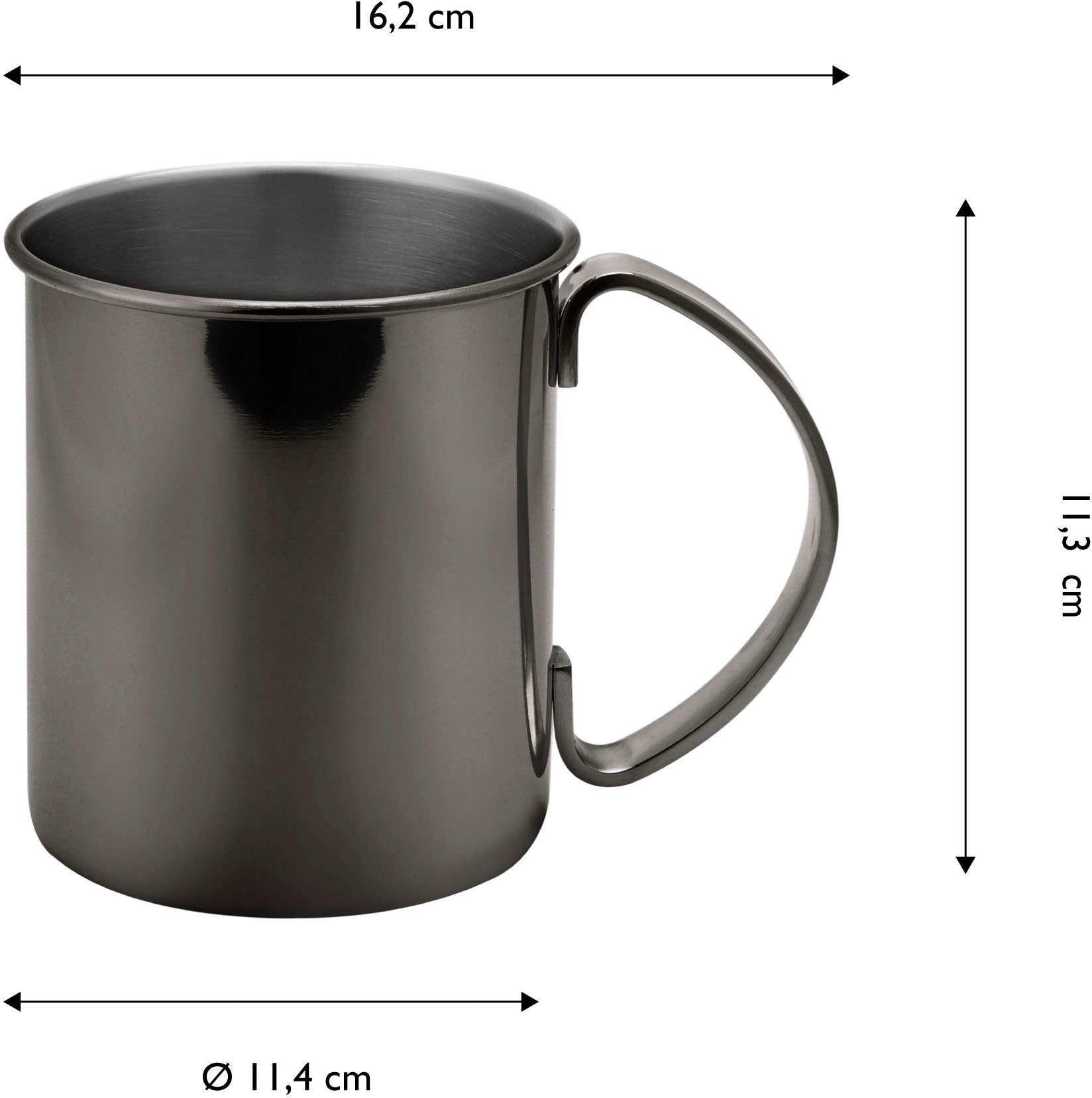 ECHTWERK Gläser-Set, (Set, 2 tlg., 4-teilig), Outdoor Becher, Camping Tassen, Geschenkset, bruchsicher, 1000 ml