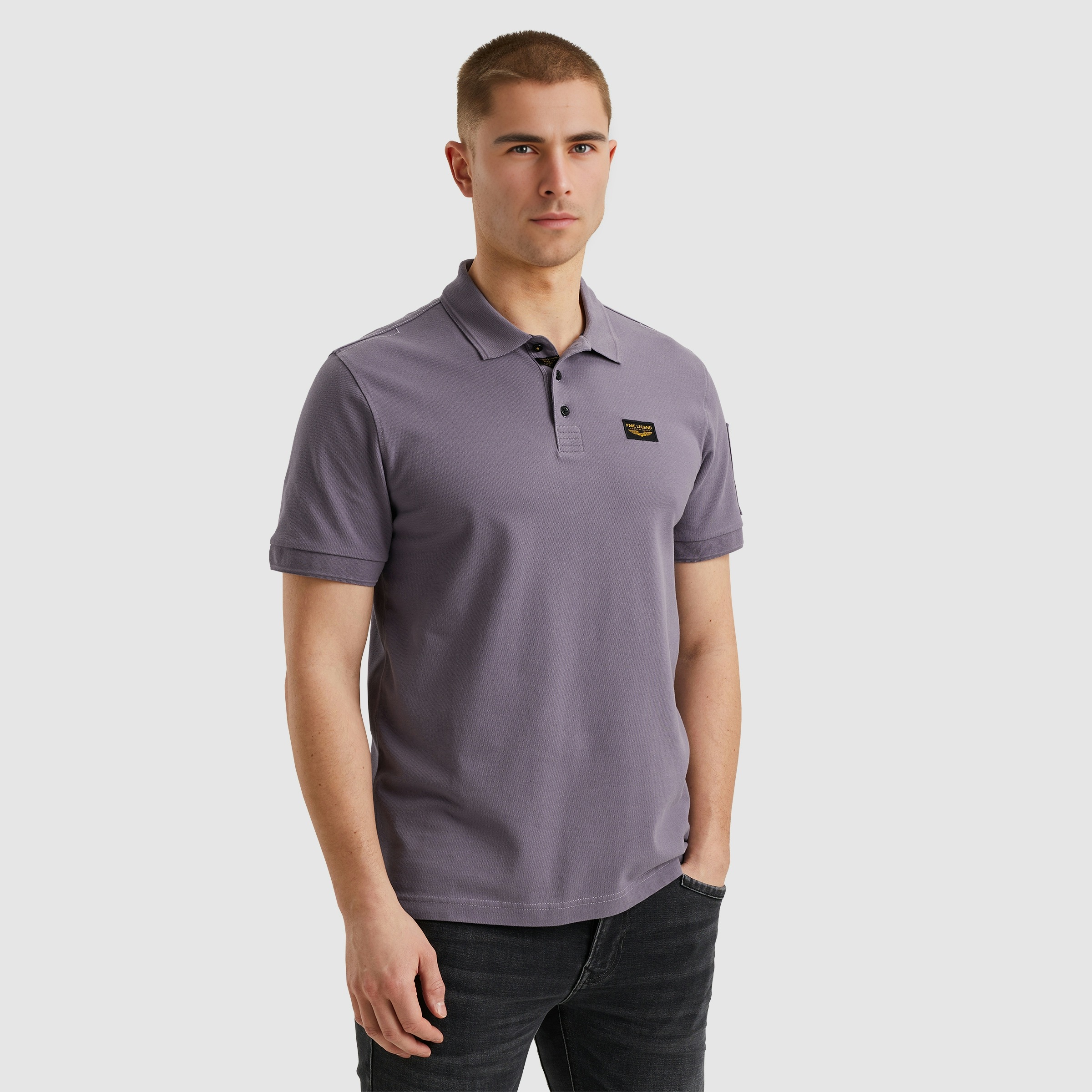 PME LEGEND Poloshirt mit Logostickerei