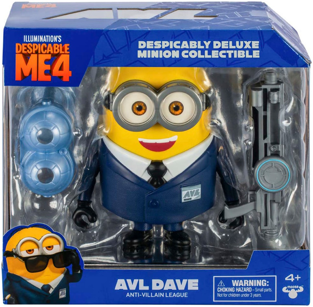 Moose Spielfigur »Despicable Me 4: AVL Squad Mega Minion Actionfigur - Dave«
