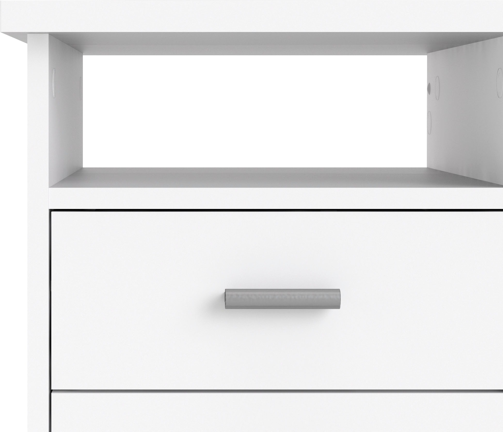 INOSIGN Schreibtisch »Function Plus, Arbeitstisch, Bürotisch«, mit 4 Schubladen, 1 offenes Fachbreite 110 cm