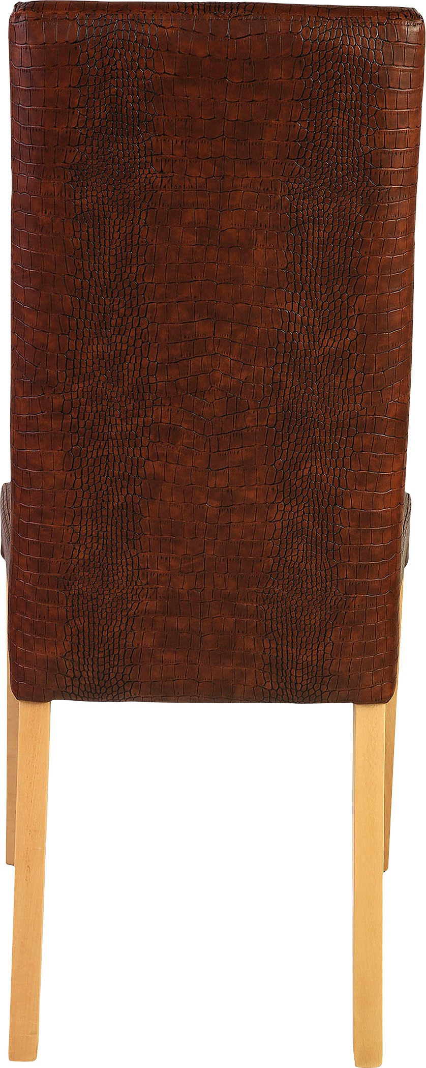 Home affaire Polsterstuhl »Java«, (Set), 2 St., Kunstleder, Kunstlederbezug mit Animalprägung