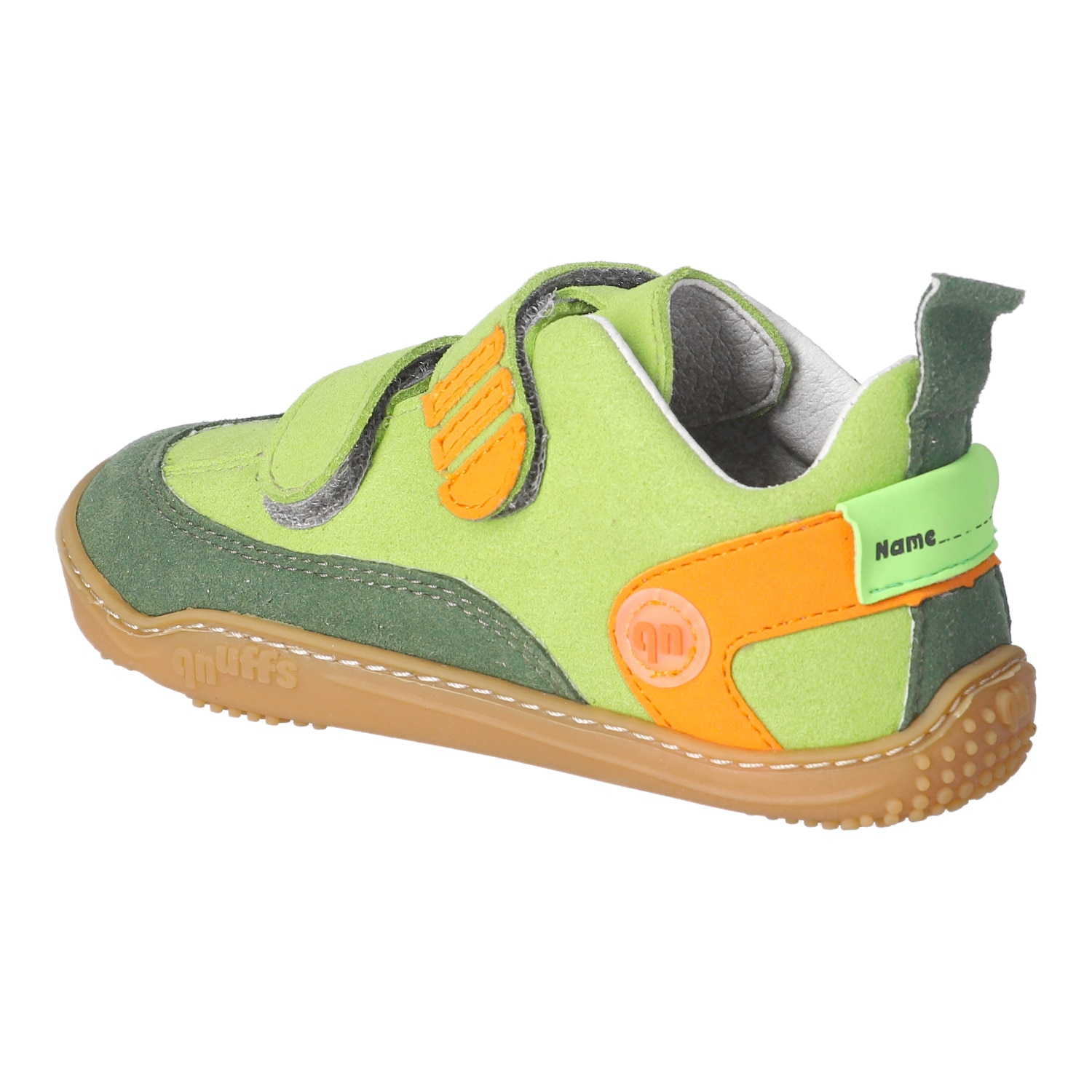 qnuffs Barfußschuh »Ahorn«  Halbschuh, Klettschuh mit Nullsprenung