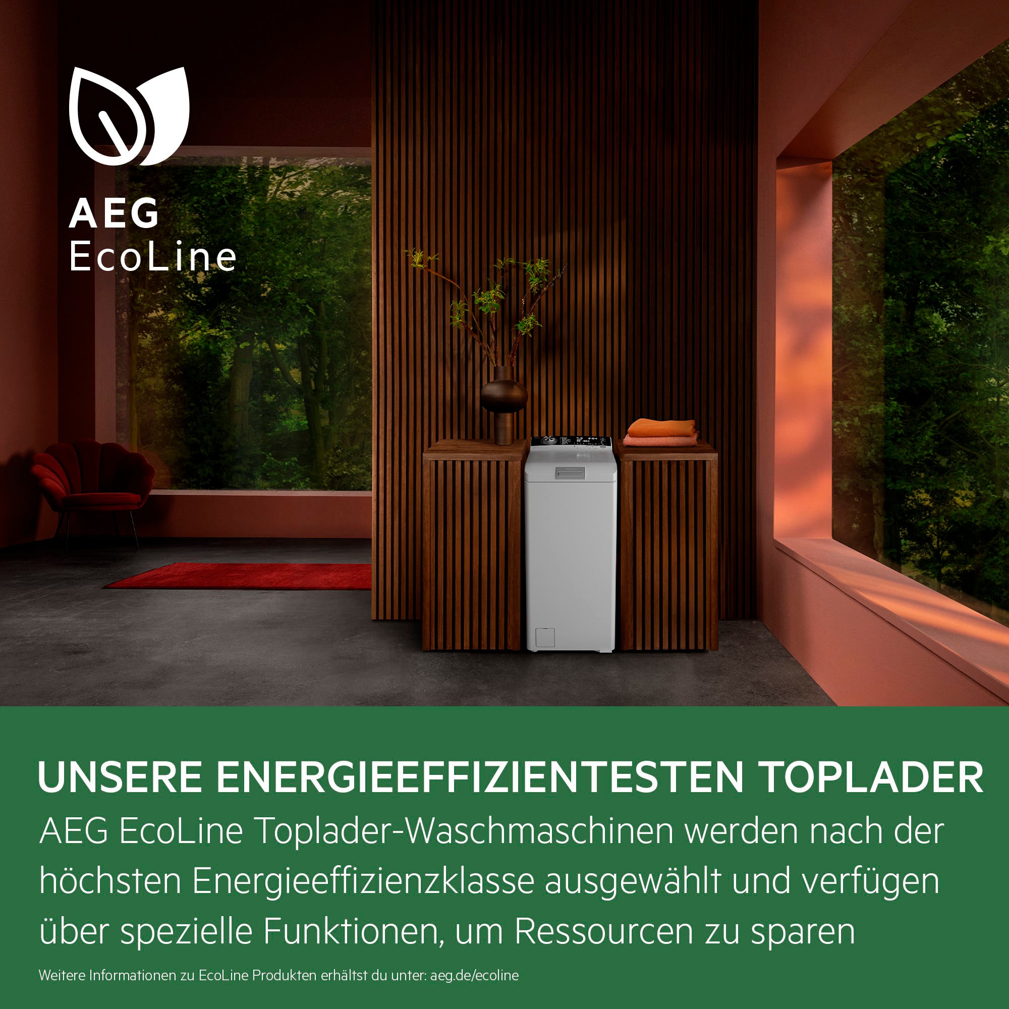 AEG Waschmaschine Toplader »LTR8A36STL«, 6 kg, 1300 U/min, ProSteam Dampf-Programm