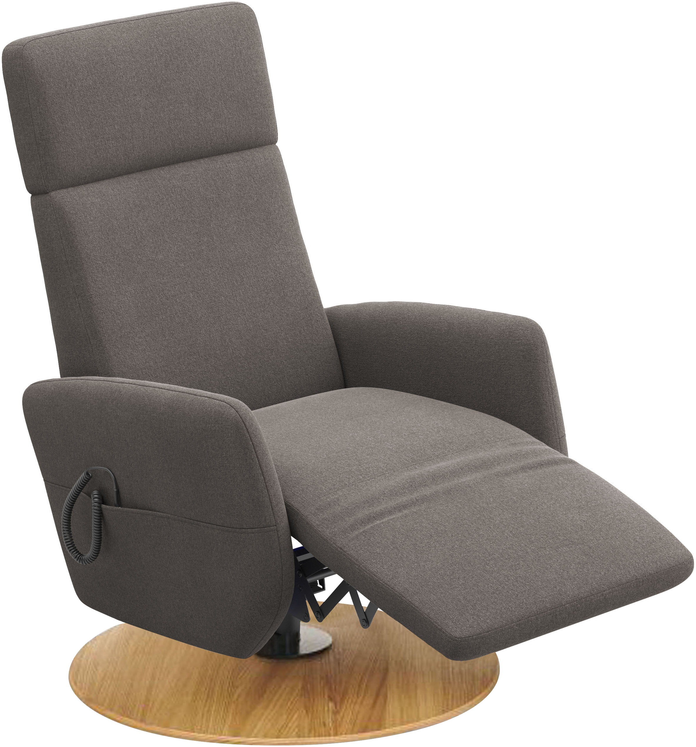 Home affaire TV-Sessel »Rochelle, inkl. Kopfteilverstellung & 360° Drehfunktion«, (1 St.), TV-Sessel mit Drehfunktion 360 Grad