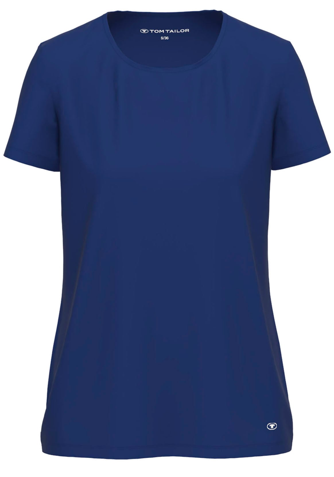 TOM TAILOR T-Shirt »Florence«, locker, basic, Kurzarm, elastisch, bequem, weich, Viskosemix