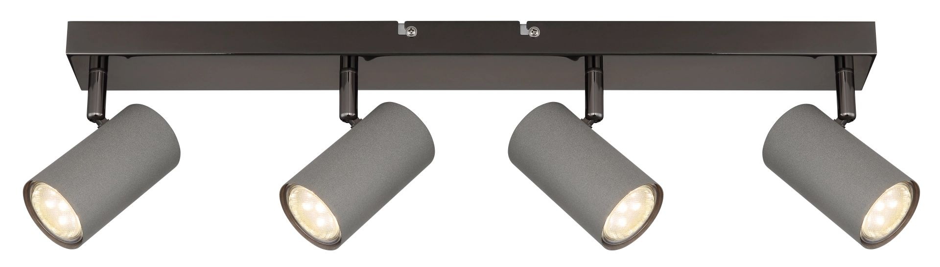 GLOBO LIGHTING LED Deckenstrahler »ROBBY«, 4 flammig, Leuchtmittel GU10 | ohne Leuchtmittel, moderne Wandschildleuchte