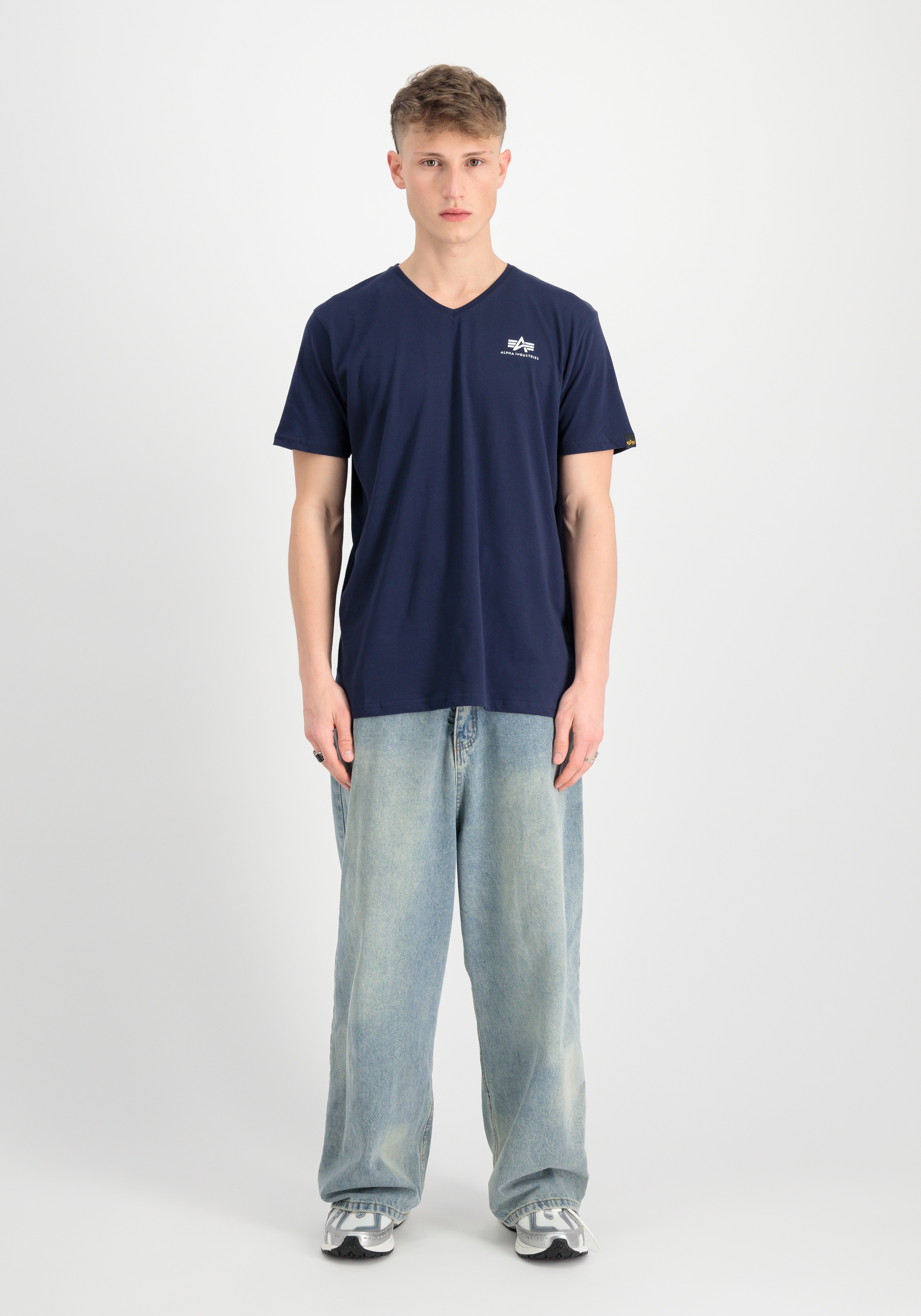 Alpha Industries T-Shirt »Basic V-Neck T-Shirt SL«