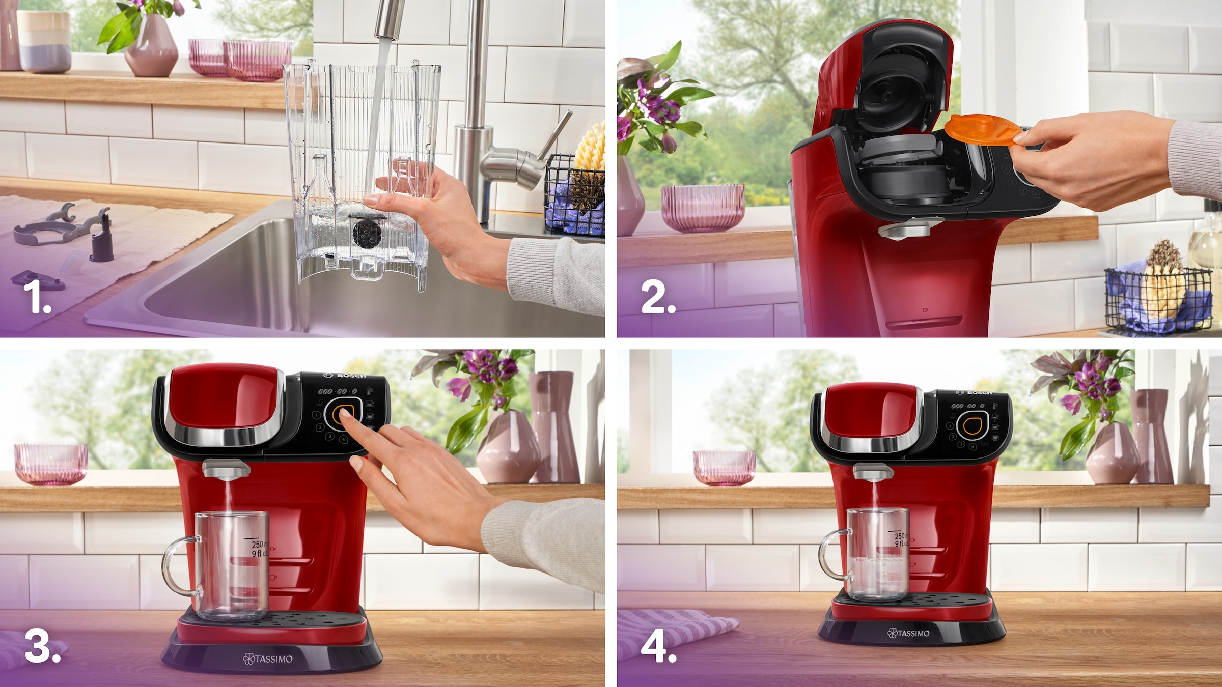 TASSIMO Kapselmaschine »My Way 2 TAS6502,« mit Wasserfilter BRITA MAXTRA, Personalisierung, über 70 Getränke