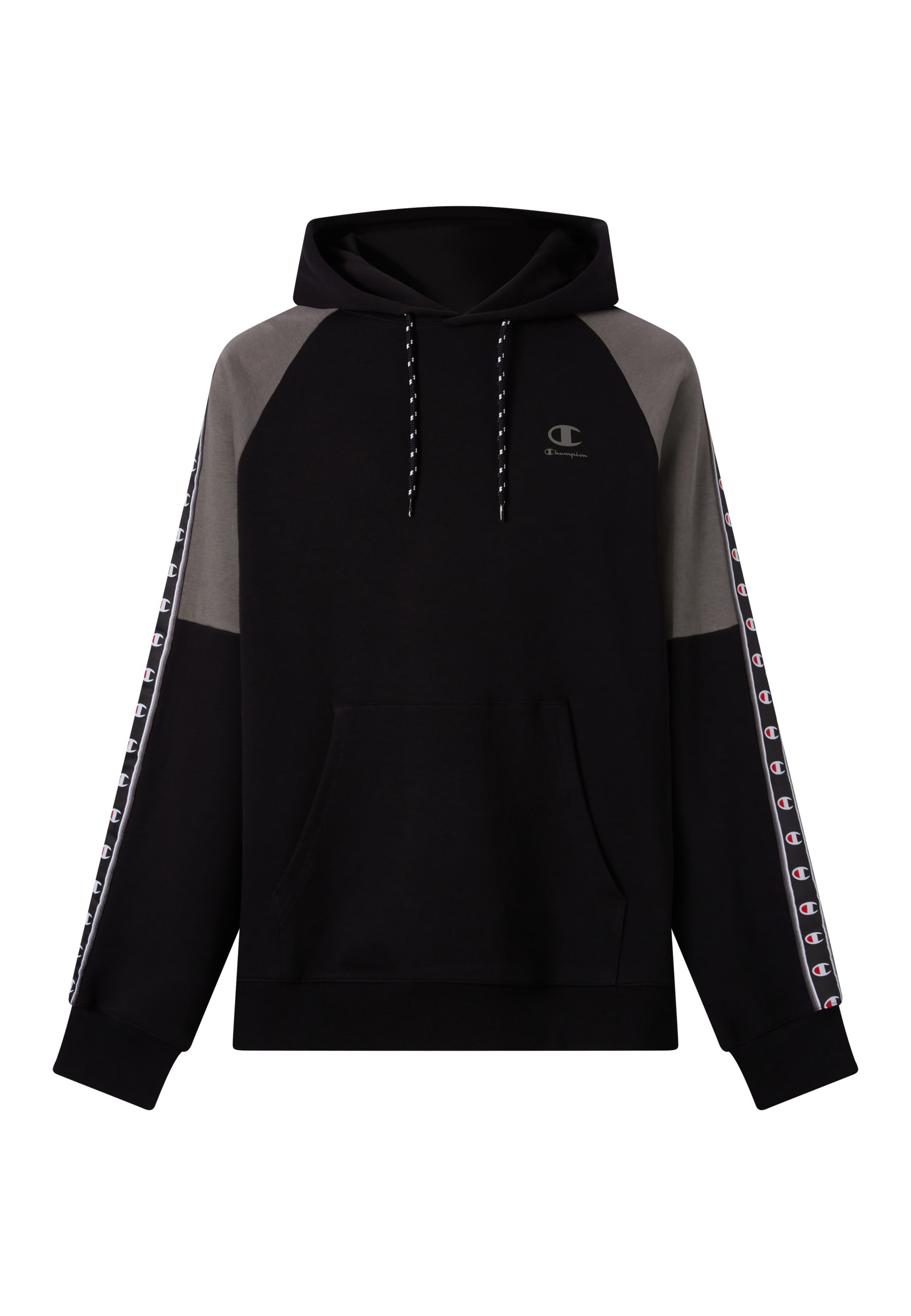 Champion Kapuzensweatshirt »Sports-inspired Interlock Hoodie with Tape detailing«, für sportliche Aktivitäten, mit Rundhalsausschnitt
