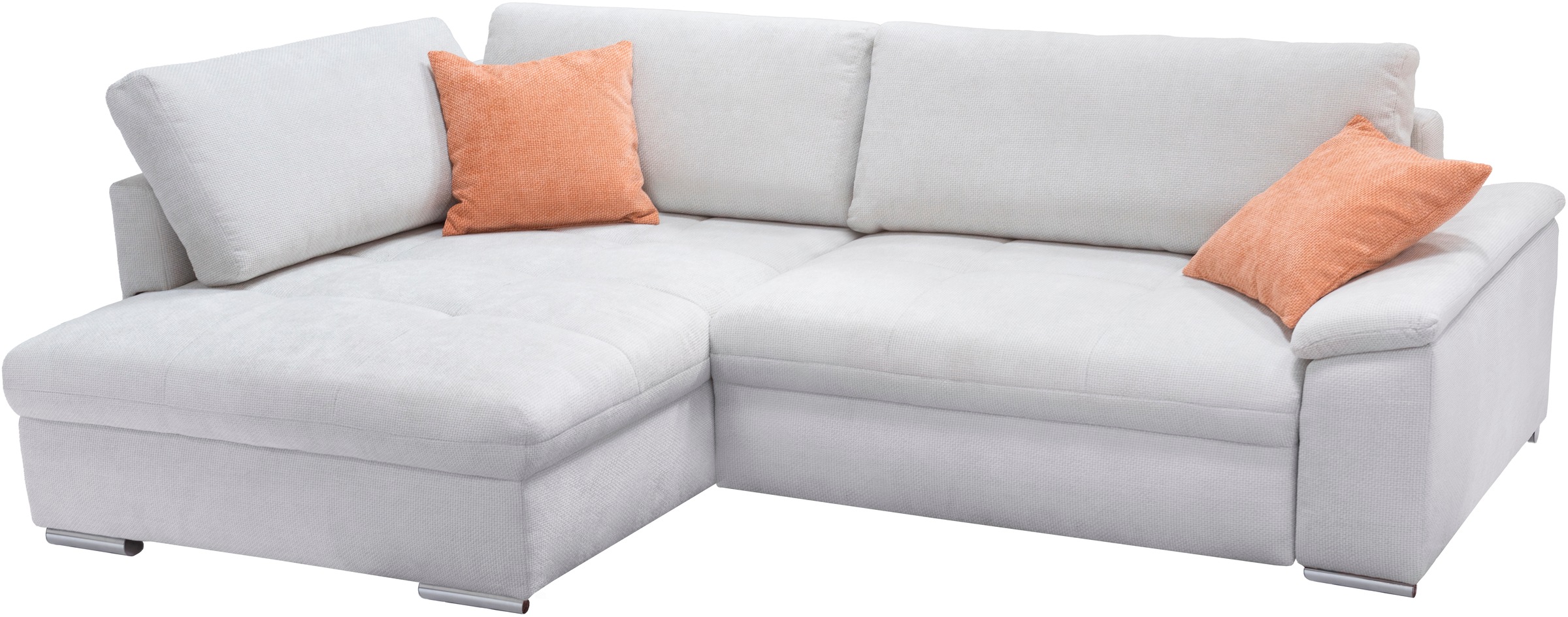 exxpo - sofa fashion Ecksofa »Casa Grande inkl. Bettfunktion, Bettkasten, bequem«, L-Form, guter Sitzkomfort, große Liegefläche