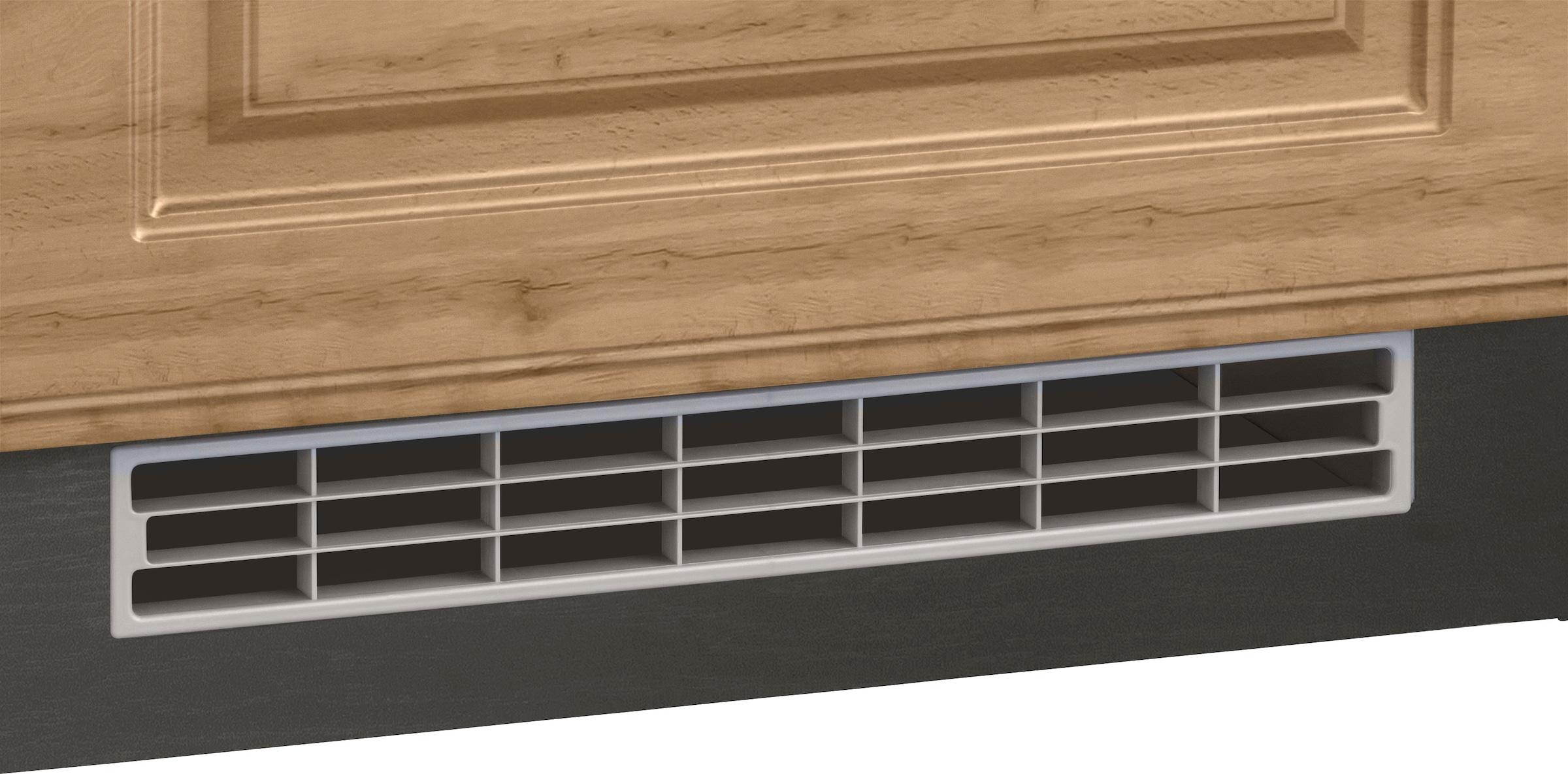 HELD MÖBEL Küchenzeile »Stockholm«, Breite 310 cm, mit hochwertigen MDF Fronten im Landhaus-Stil