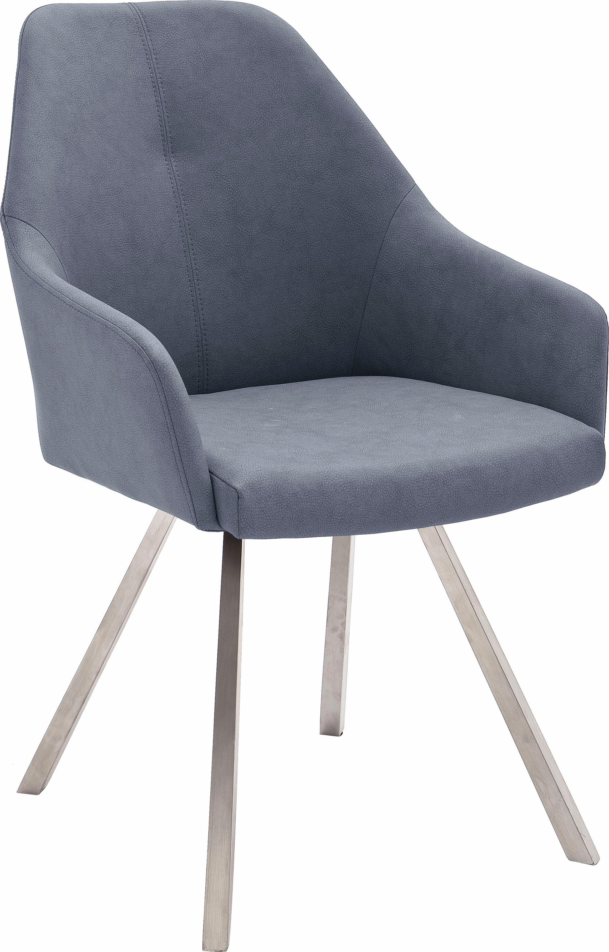 MCA furniture 4-Fußstuhl »Madita A-eckig« (Set) 2 Stk. Kunstleder Stuhl bel günstig online kaufen