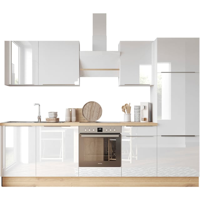 RESPEKTA Küchenzeile »Safado aus der Serie Marleen«, Breite 280 cm, hochwertige  Ausstattung wie Soft Close Funktion auf Rechnung bestellen