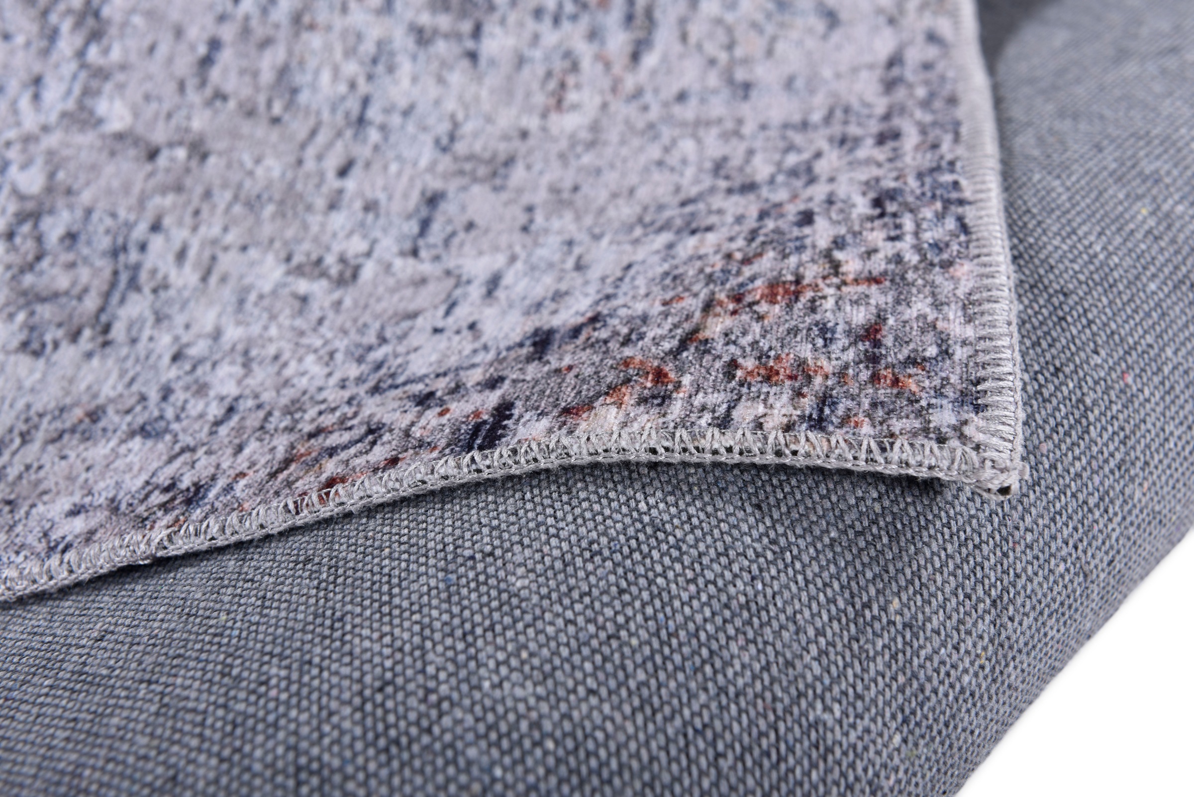 Gino Falcone Teppich »Cecilia 062«, rechteckig, 3 mm Höhe, Flachgewebe, bedruckt, ideal im Wohnzimmer & Schlafzimmer