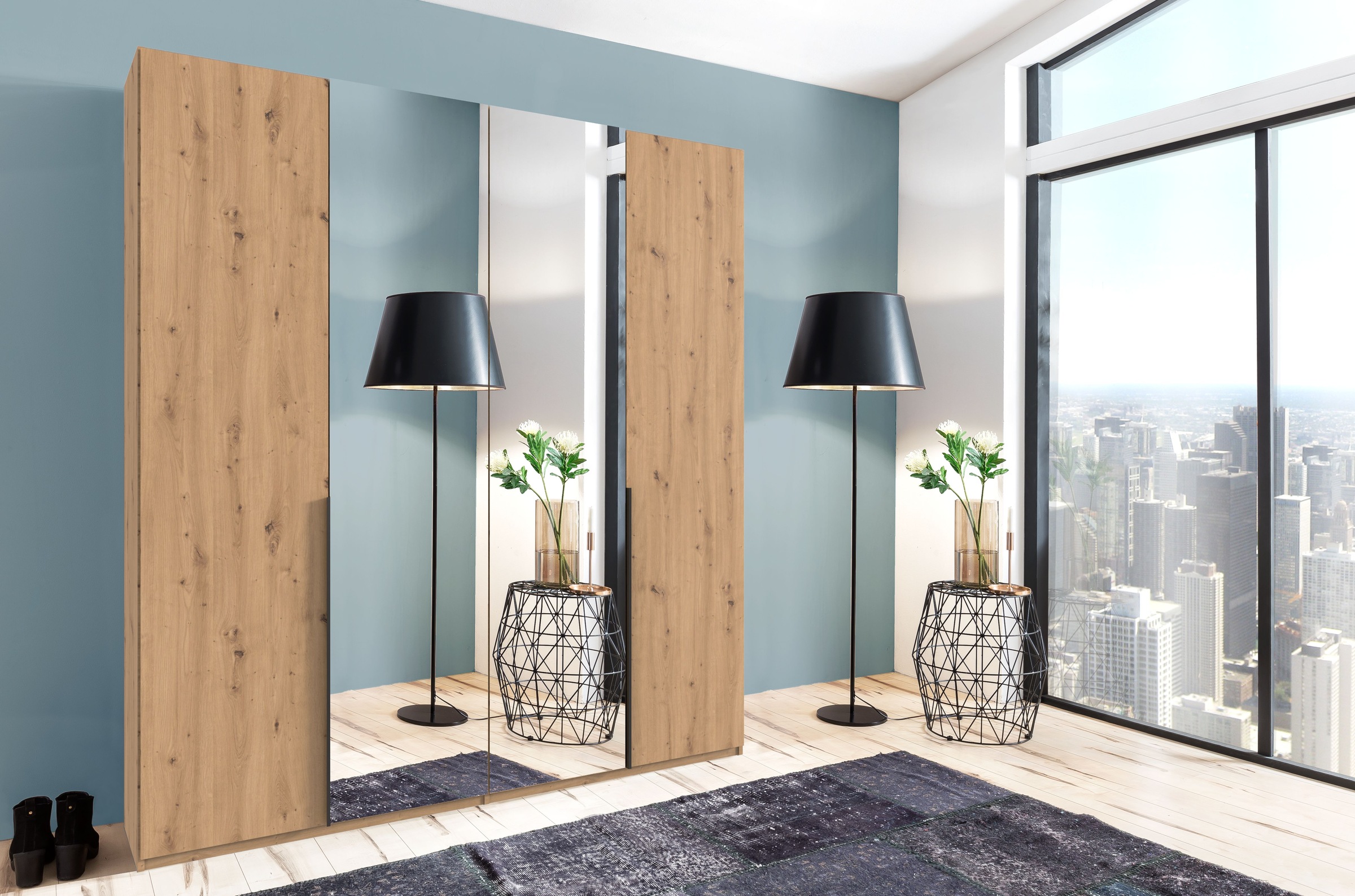 Wimex Kleiderschrank »Mugano,in 8 Breiten,3 Höhen,2 Tiefen, viele Farben, M günstig online kaufen