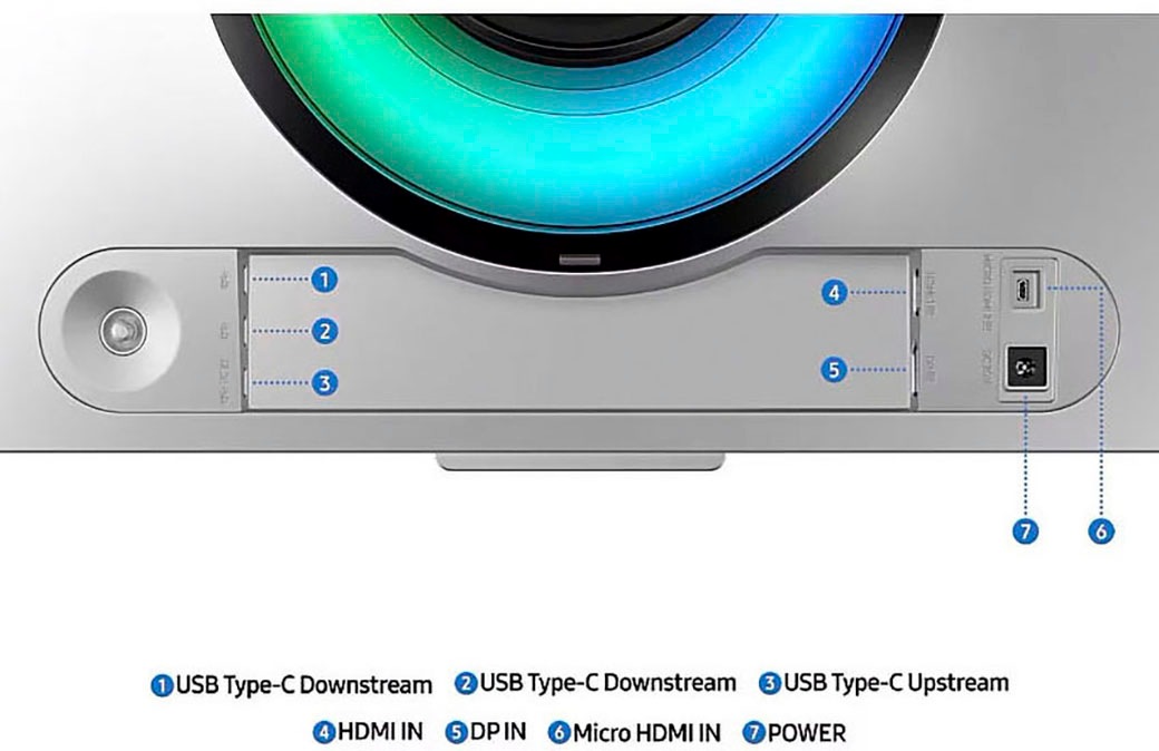 Samsung Curved-Gaming-OLED-Monitor »S49DG954SU«, 124 cm/49 Zoll, 5120 x 1440 px, UWQHD, 0,03 ms Reaktionszeit, 240 Hz