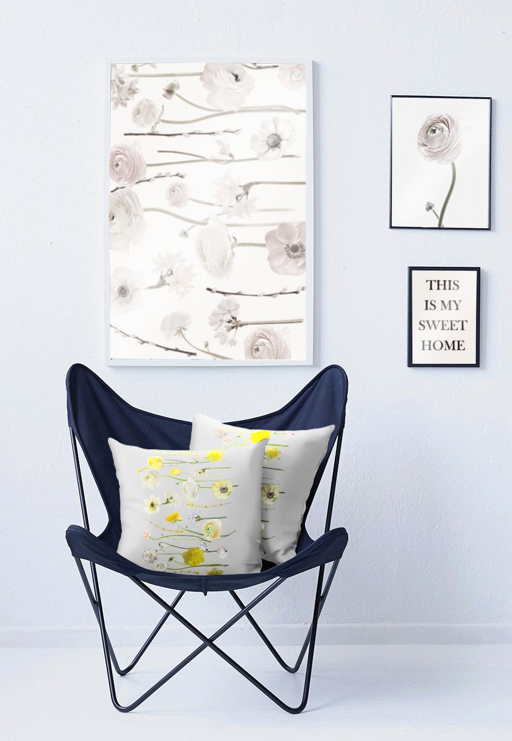 APELT Dekokissen »6403« mit Ranunkeln, Kissenhülle ohne Füllung, 1 Stück günstig online kaufen