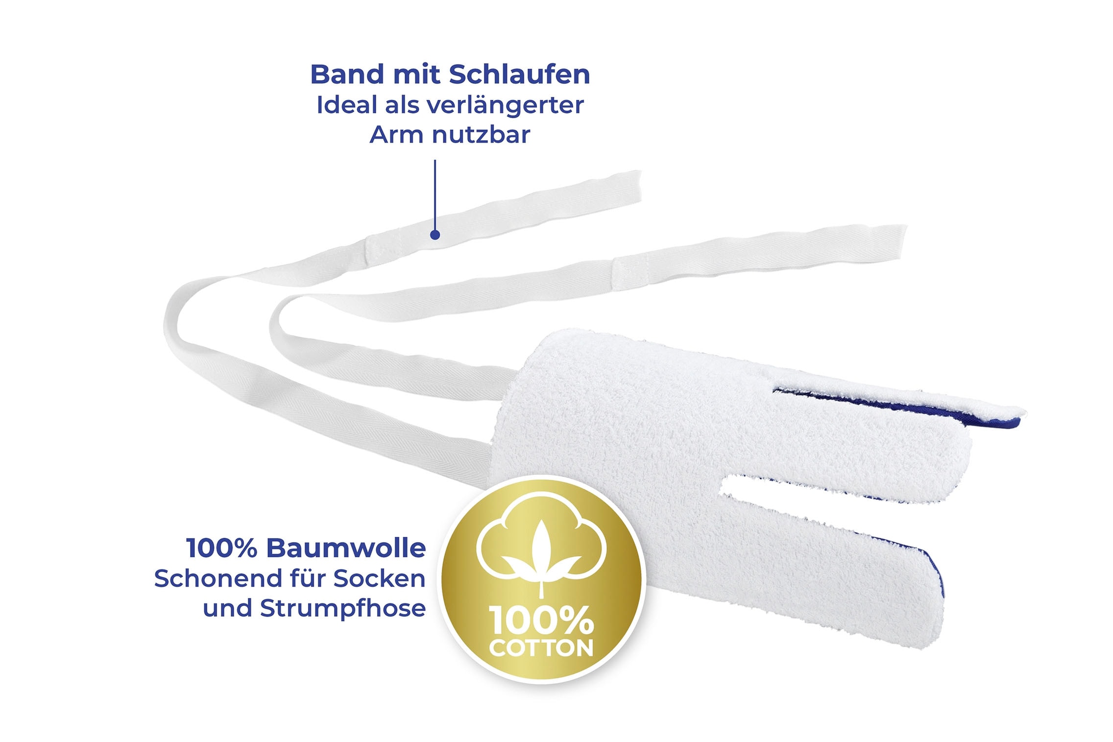 Maximex Anziehhilfe »für Strümpfe, mit 3 Paar Stützstrümpfen mit Aloe Vera«, (Set), in Einheitsgröße