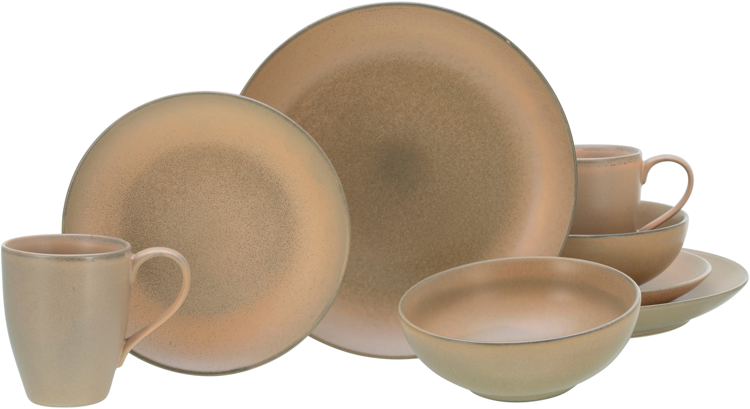 CreaTable Kombiservice »Sierra Nevada« reaktive Spezialglasur, jedes Stück günstig online kaufen