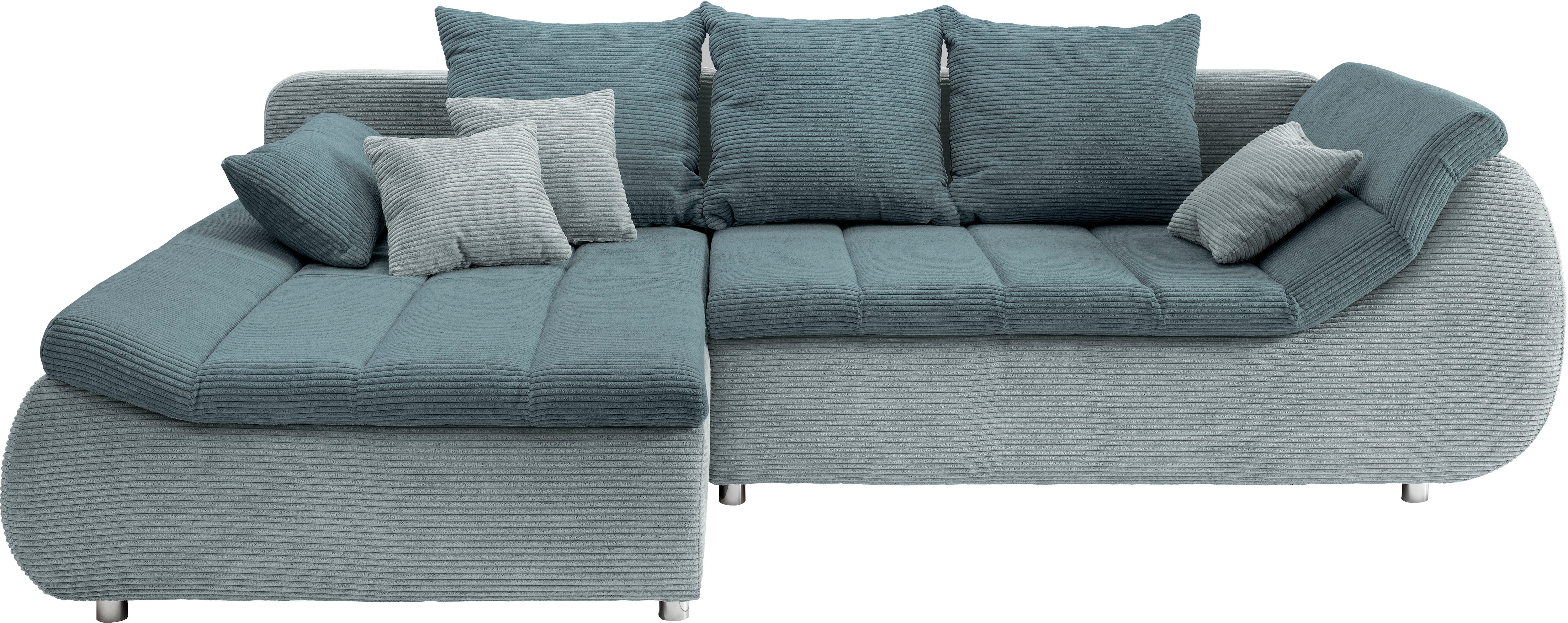 INOSIGN Ecksofa »Imola, bequem, aktuelle Steppung im Sitz, L-Form, Breite 2 günstig online kaufen