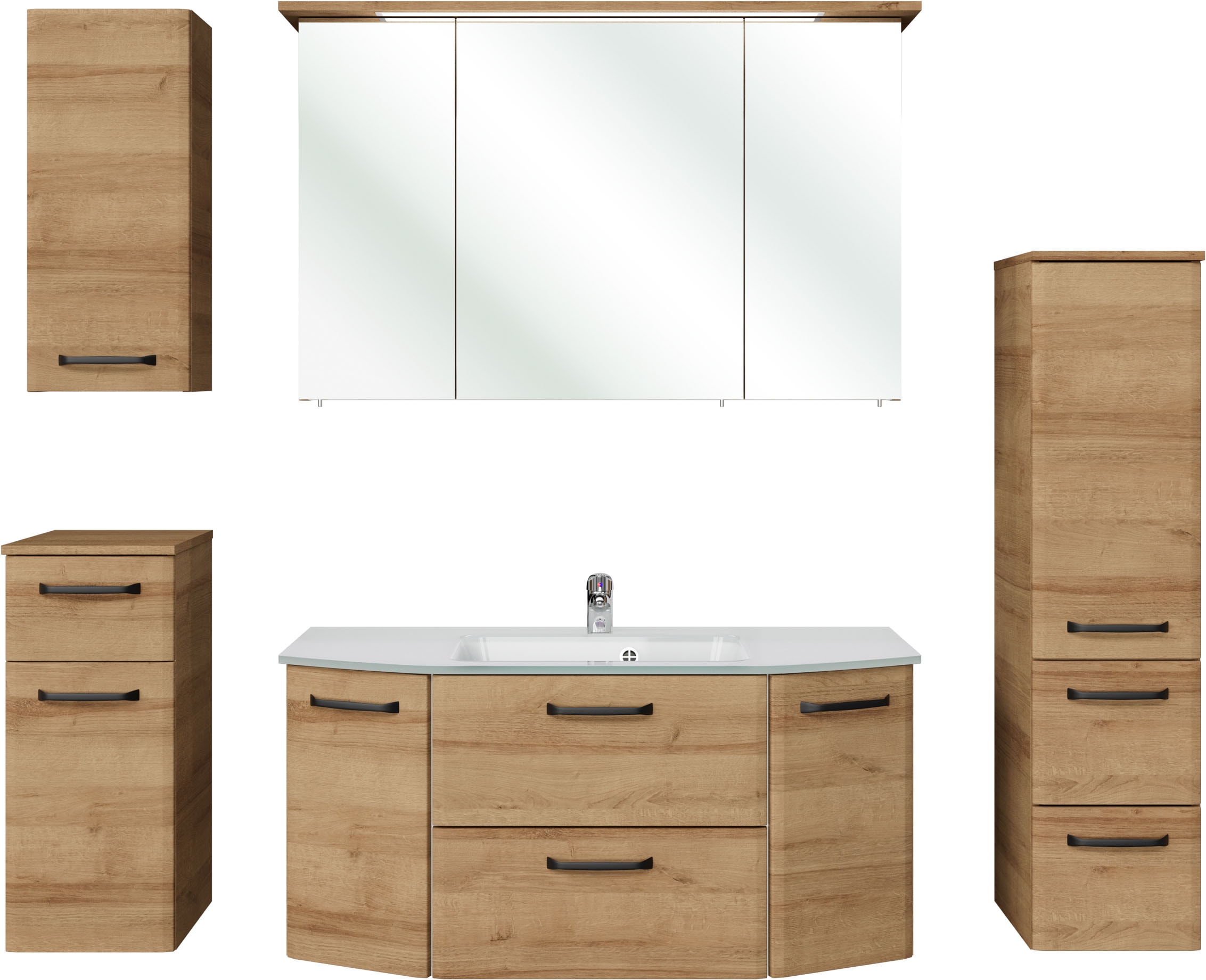 Saphir Badmöbel-Set »Quickset 318, mit Türdämpfer« 6 Stk. tlg.