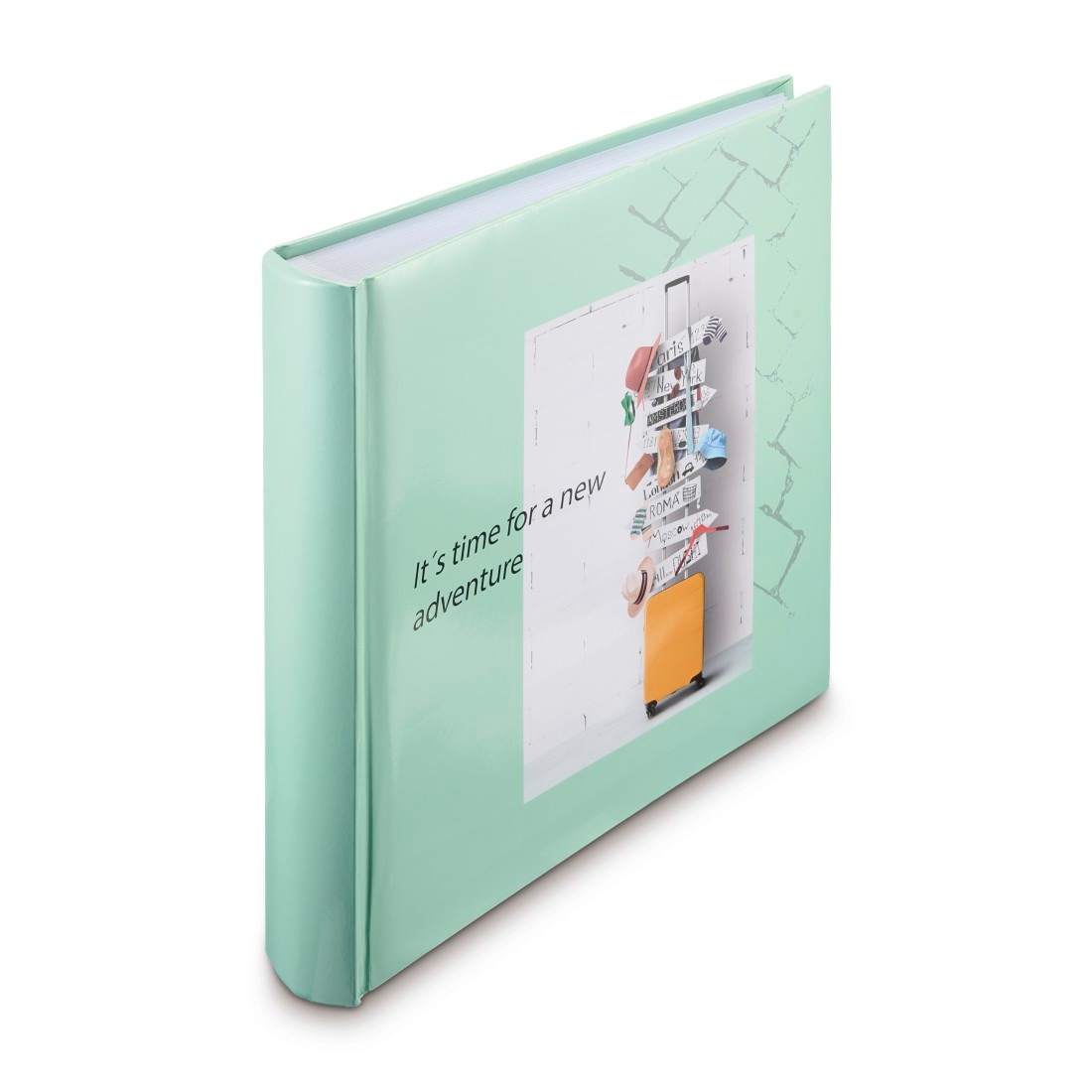 Hama Fotoalbum »Fotoalbum Jumbo Bildformat 30x30 cm, 100 weiße Seiten, Journey«, Zum Selber Einkleben, Selbstgestalten, elegantes Design