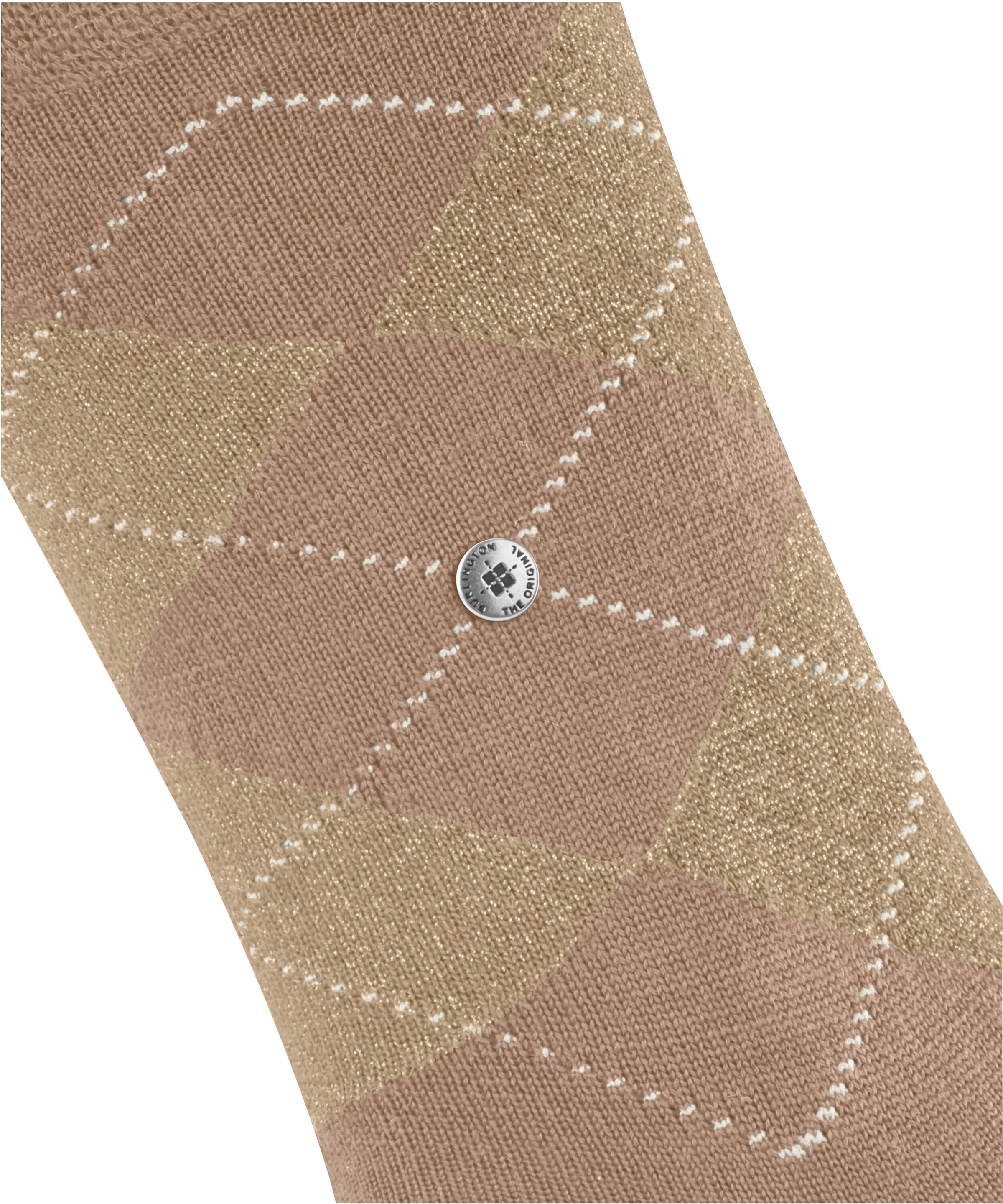 Burlington Socken »Marylebone Glitter« Einheitsgröße 36-41, Argyle-Muster, Lurex-Fäden, wärmend