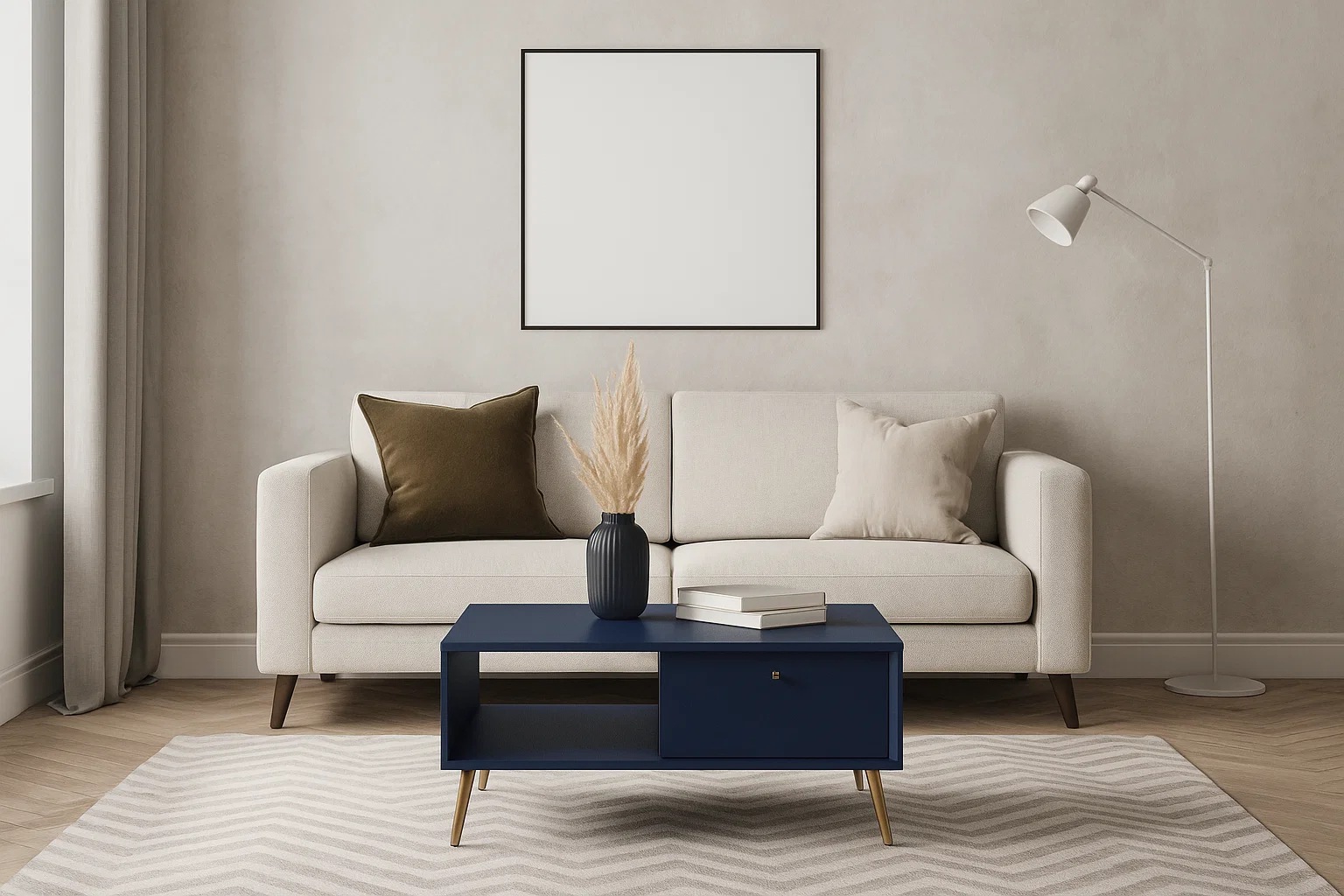 Home affaire Couchtisch »ROMILDA Kaffeetisch mit viel Stauraum, 87x66cm, mo günstig online kaufen