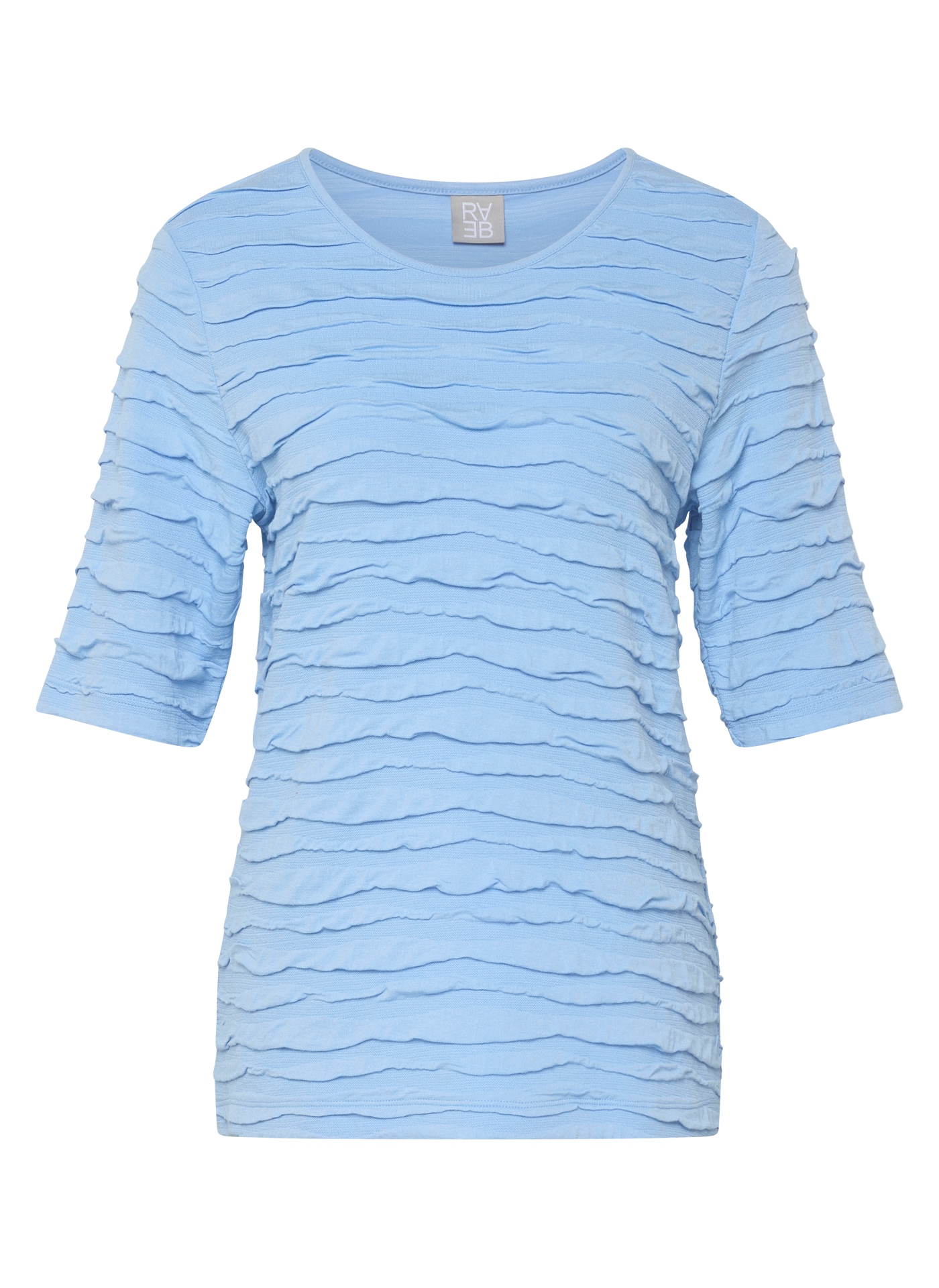 Rabe T-Shirt mit Struktur Muster