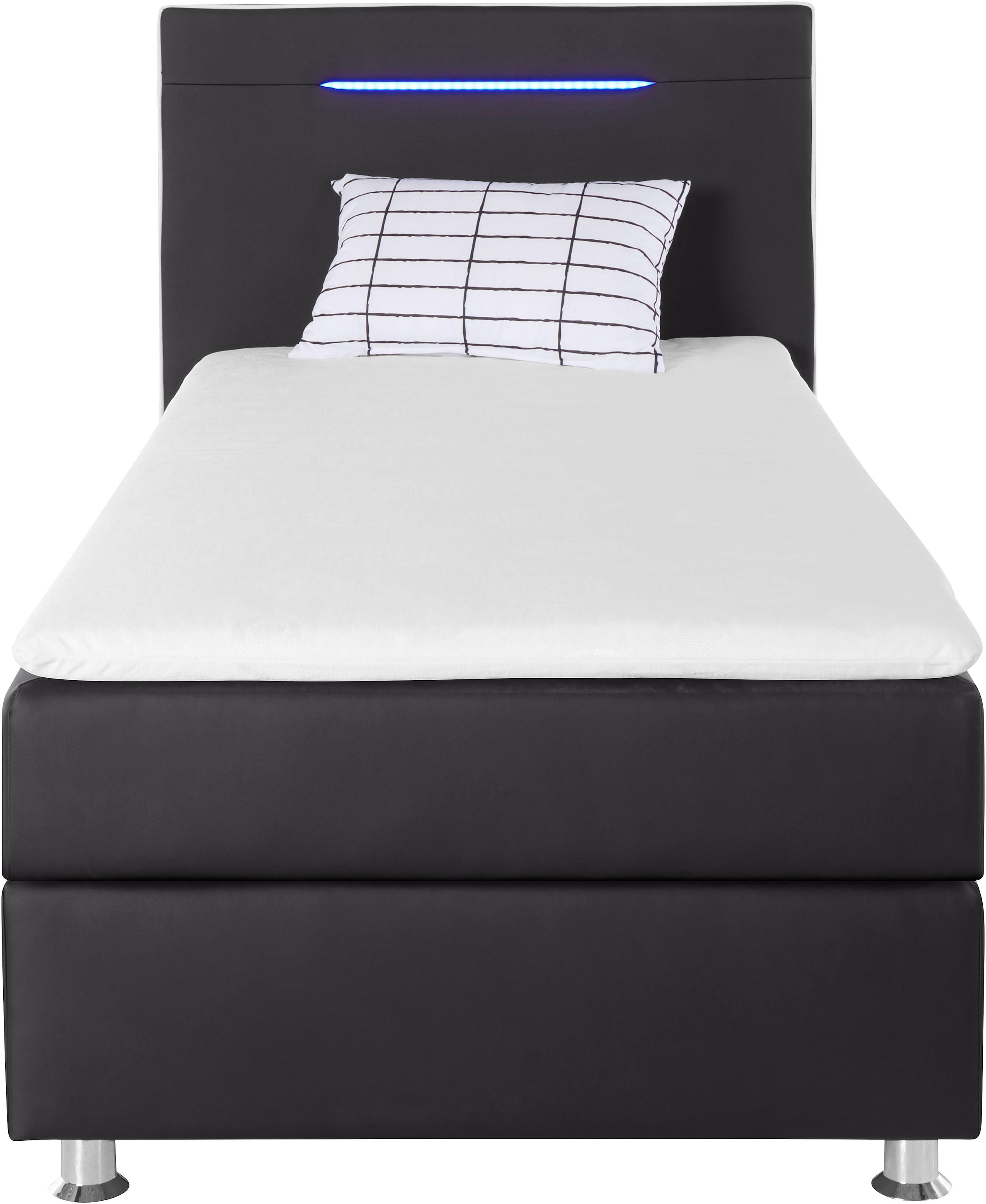 3. Bild von COLLECTION AB Boxspringbett, inkl. LED-Beleuchtung, Topper und Kissen