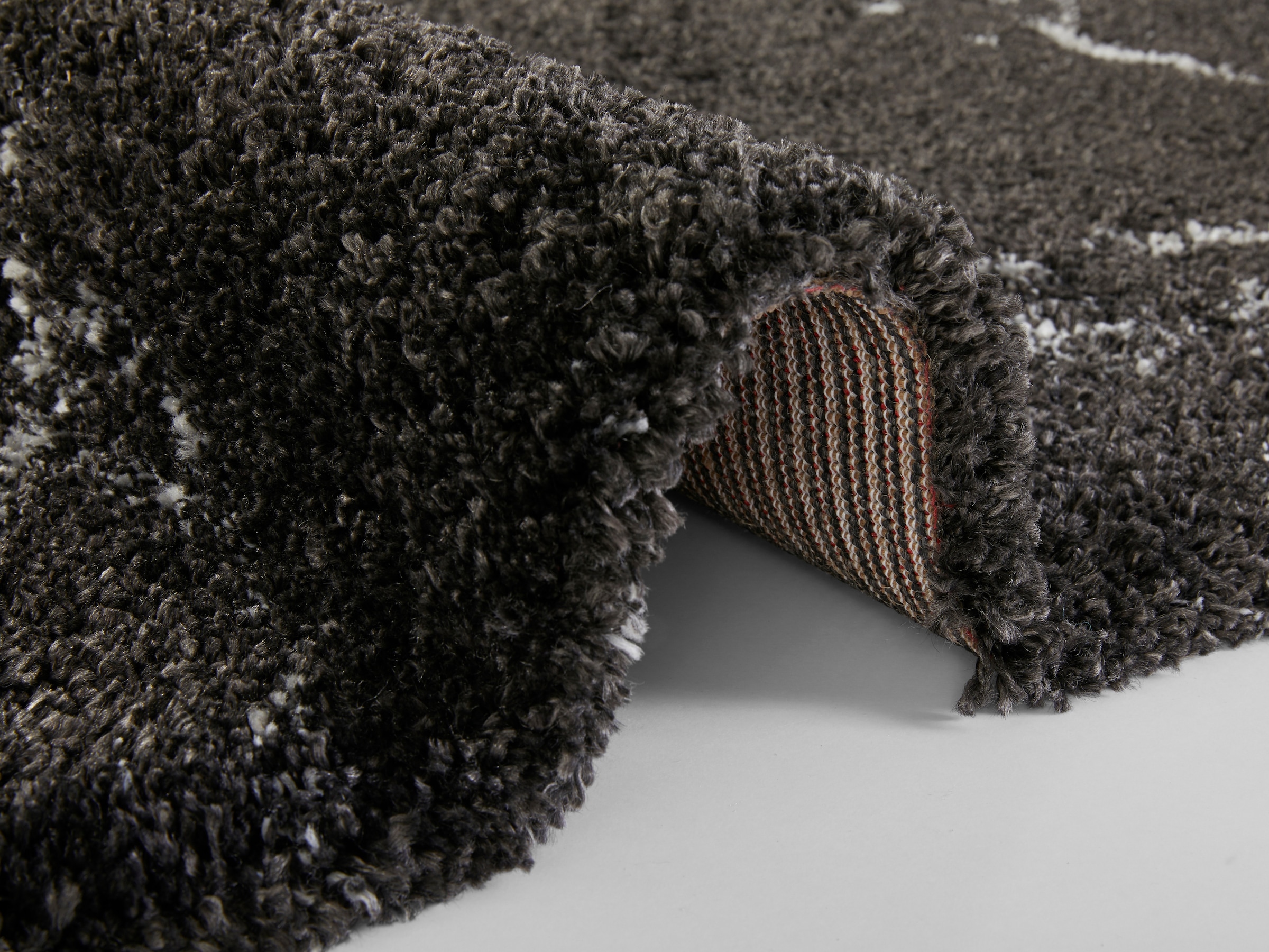 HANSE Home Hochflor-Teppich »MAYRIN«, rechteckig, 30 mm Höhe, Hochflor, Teppich, Shaggy, Flokati, Weich, Marmor-Optik, Wohnzimmer