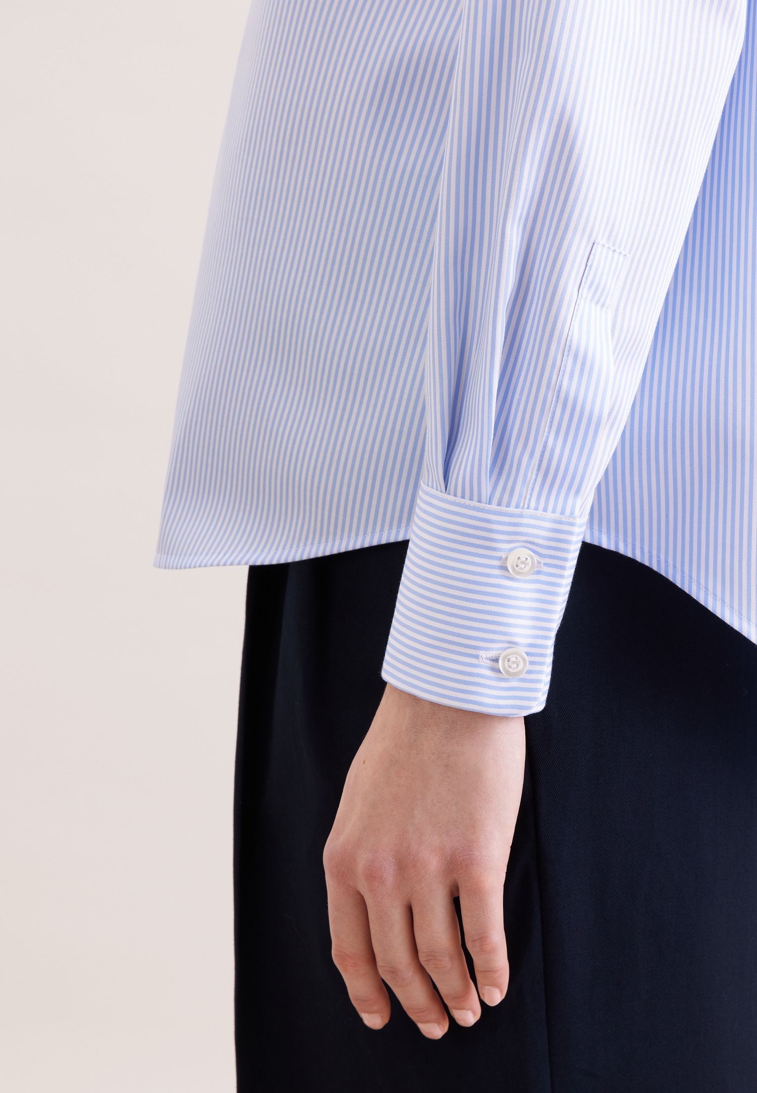 seidensticker Hemdbluse 1/1 Kragen Gestreift