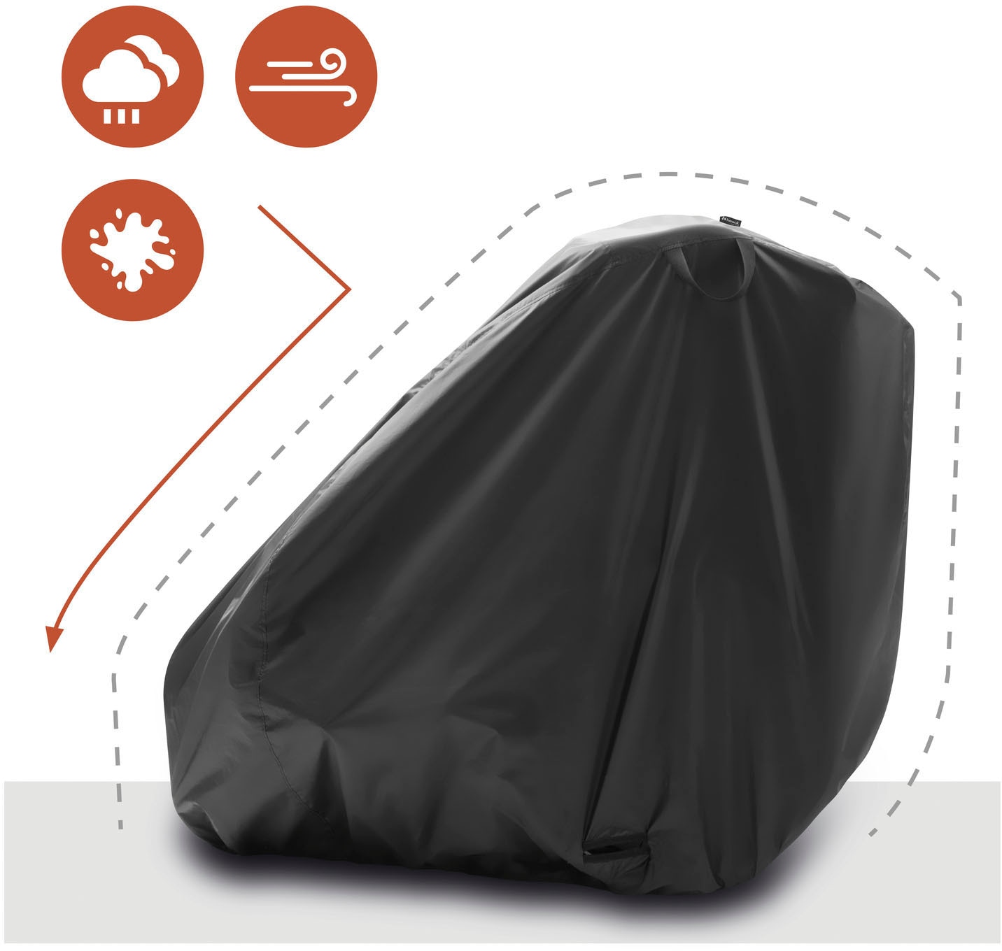 Hauck Abdeckhaube »Bike Trailer Cover« für Bike N Walk Duo, Dryk Duo und Dryk Duo Plus